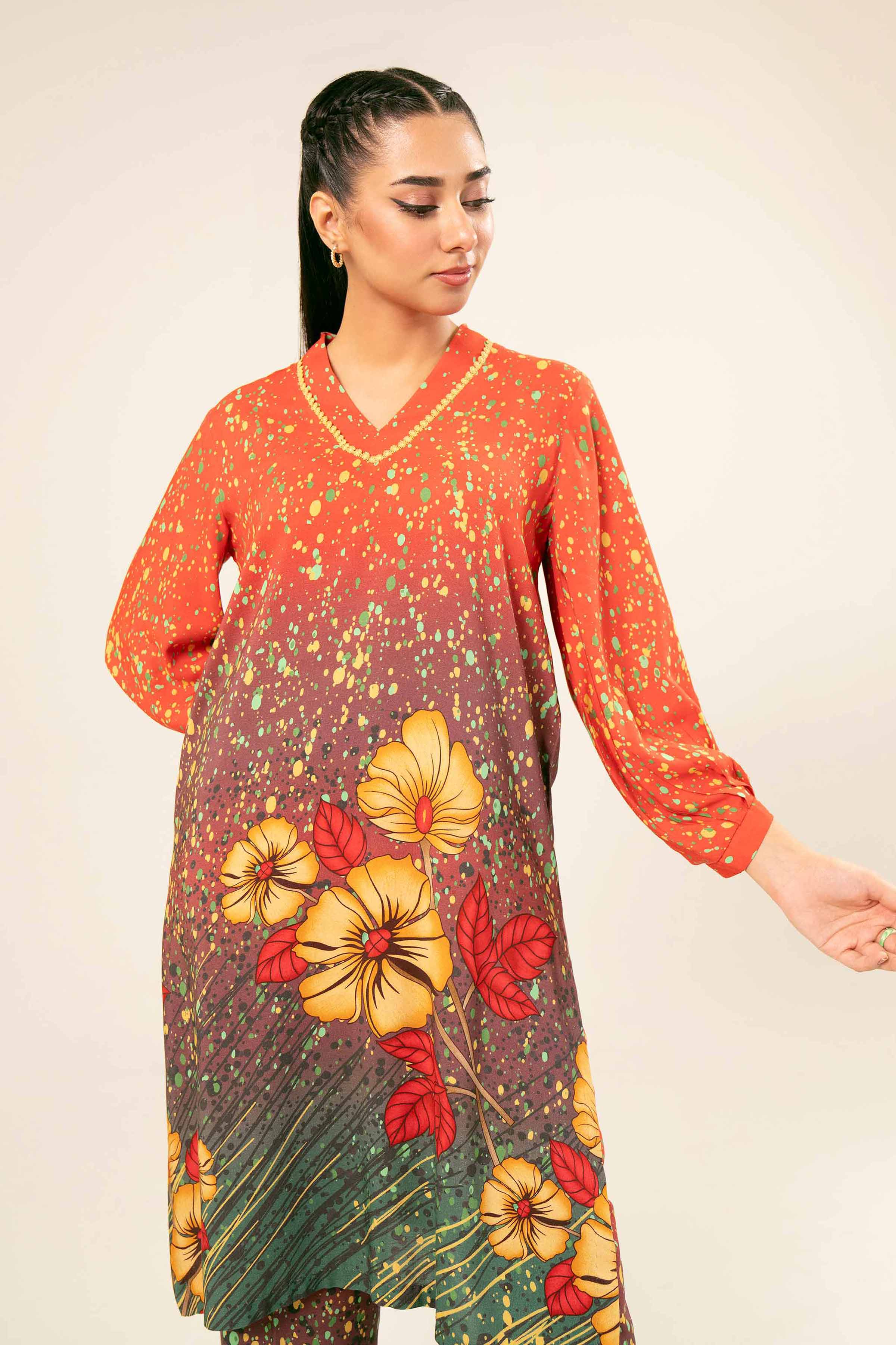 2 Piece - Printed Suit - PW24-120 - Image 4