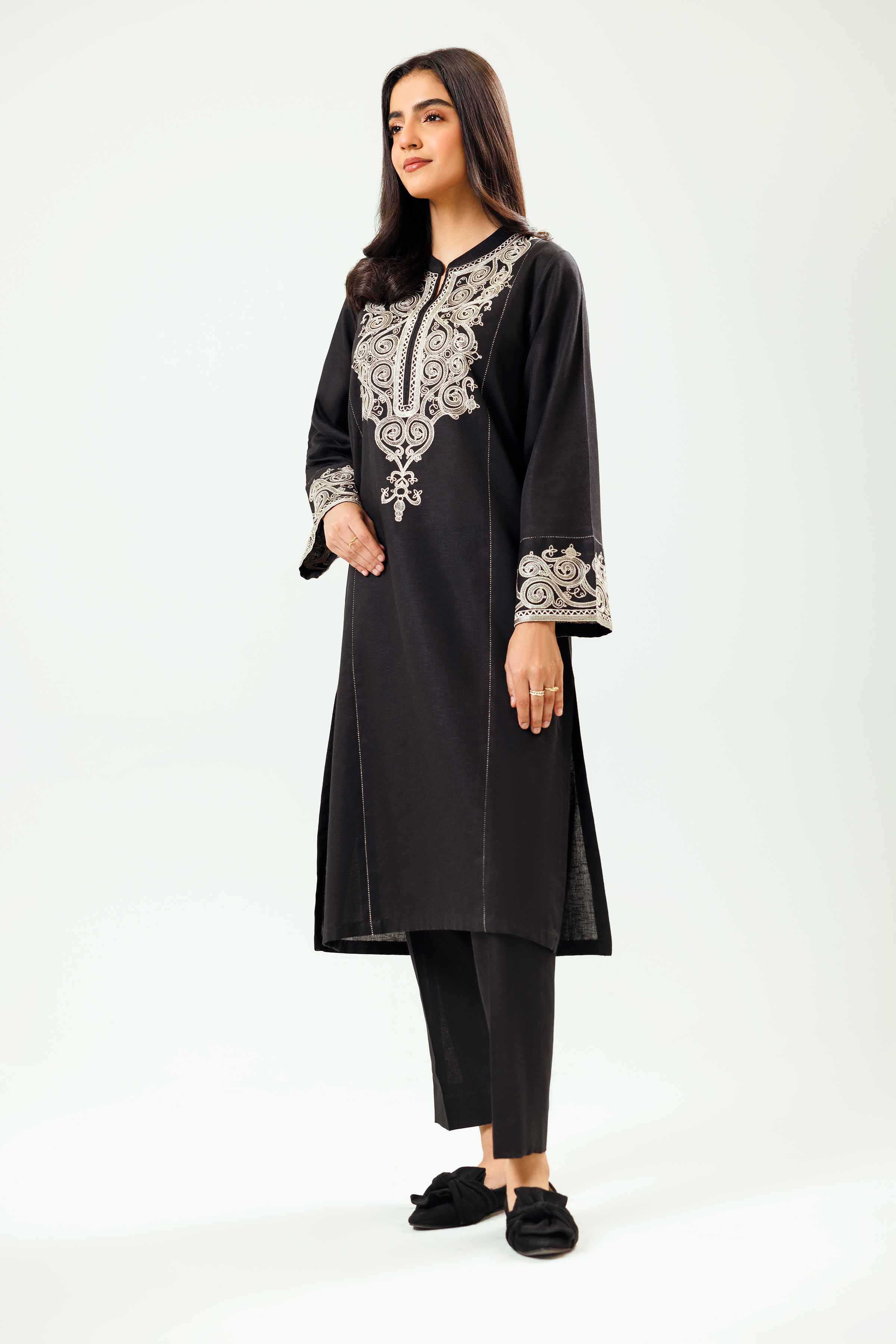 2 Piece - Embroidered Suit - PW24-14 - Image 4