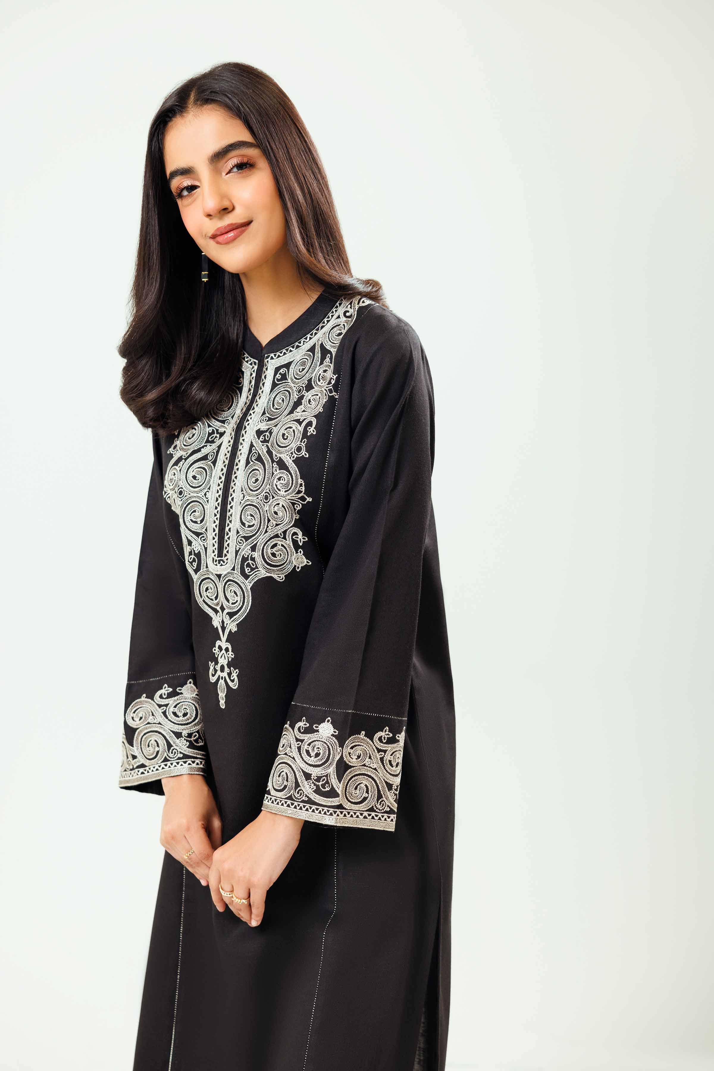 2 Piece - Embroidered Suit - PW24-14 - Image 5