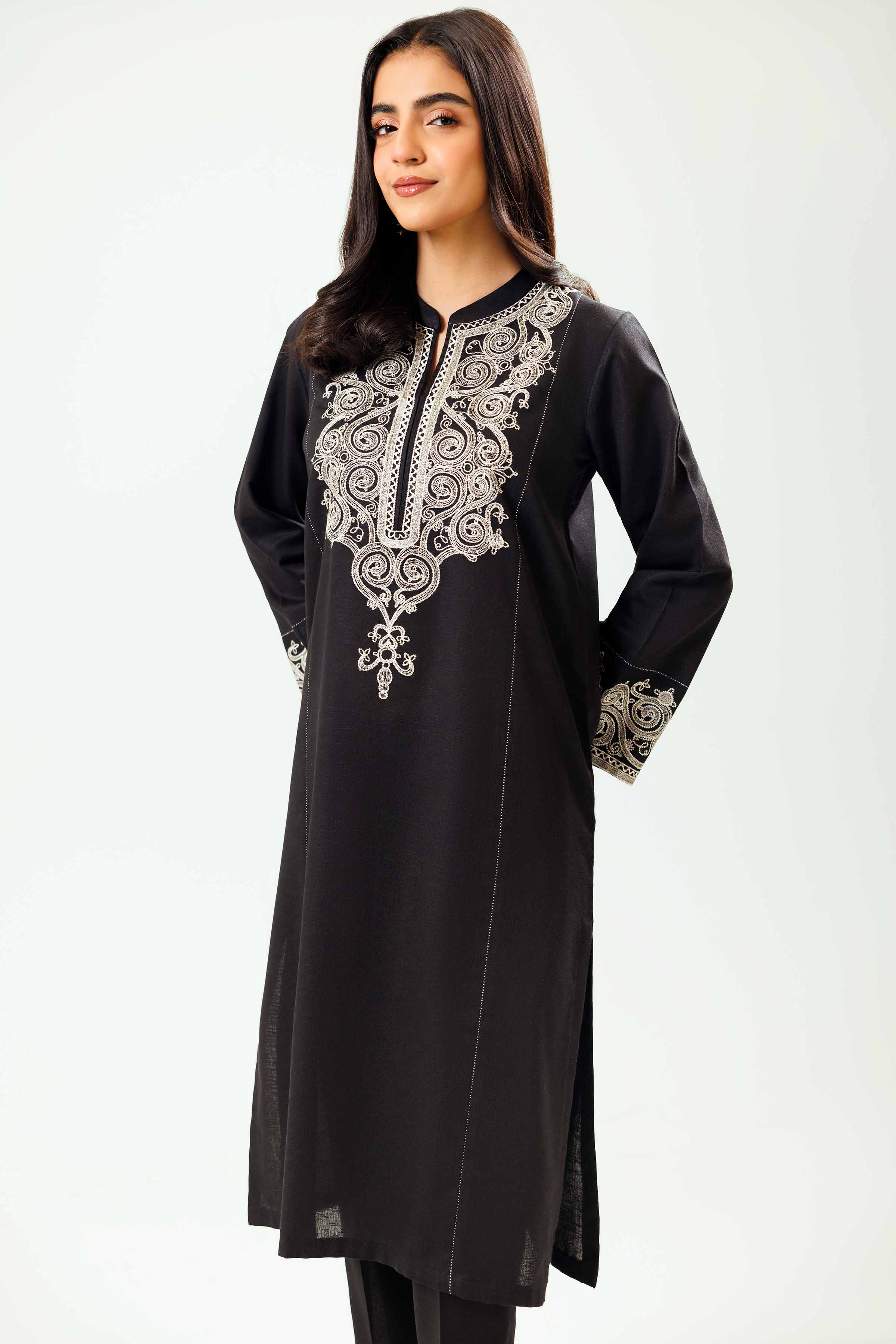 2 Piece - Embroidered Suit - PW24-14 - Image 7