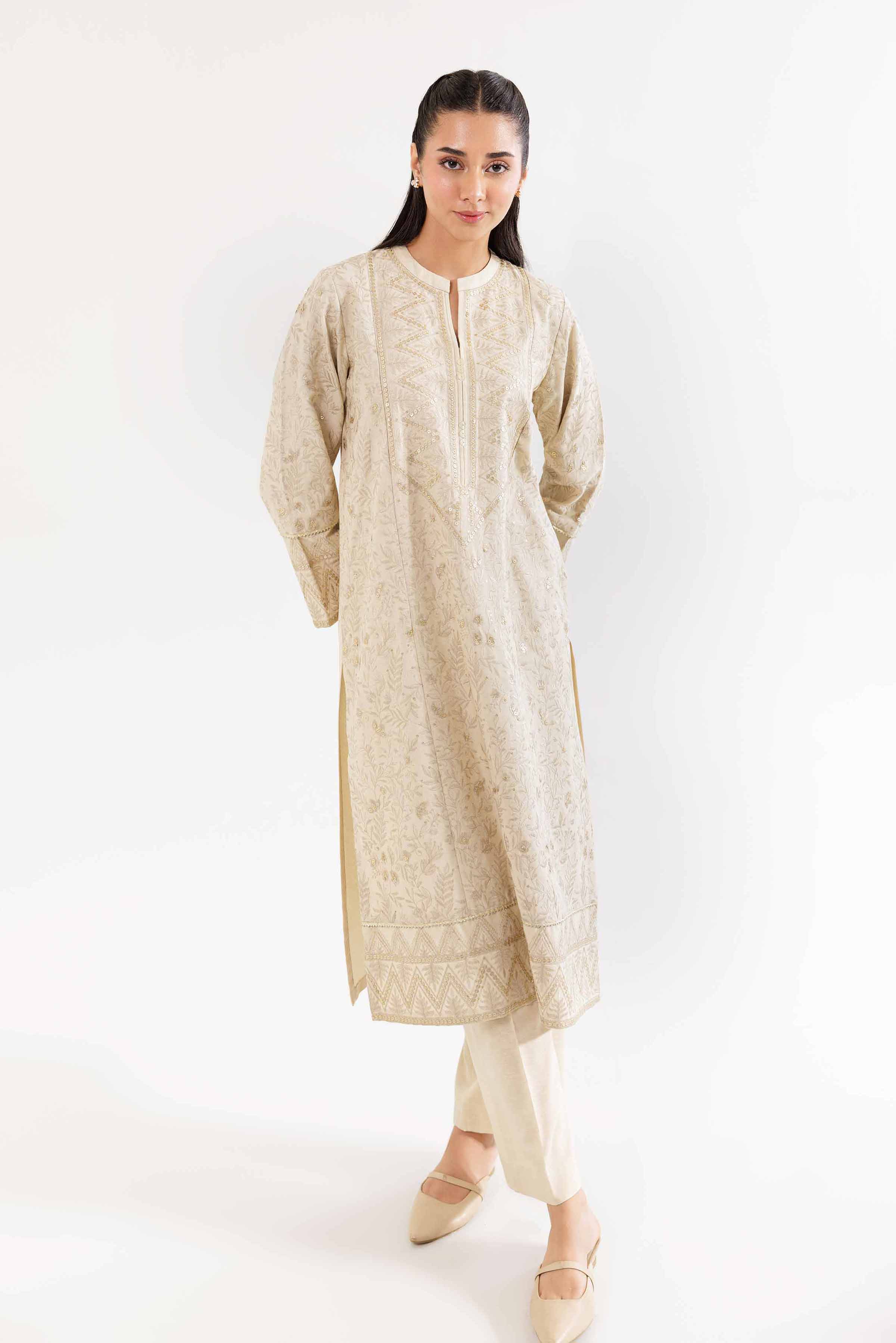 2 Piece - Embroidered Suit - PW24-151 - Image 4