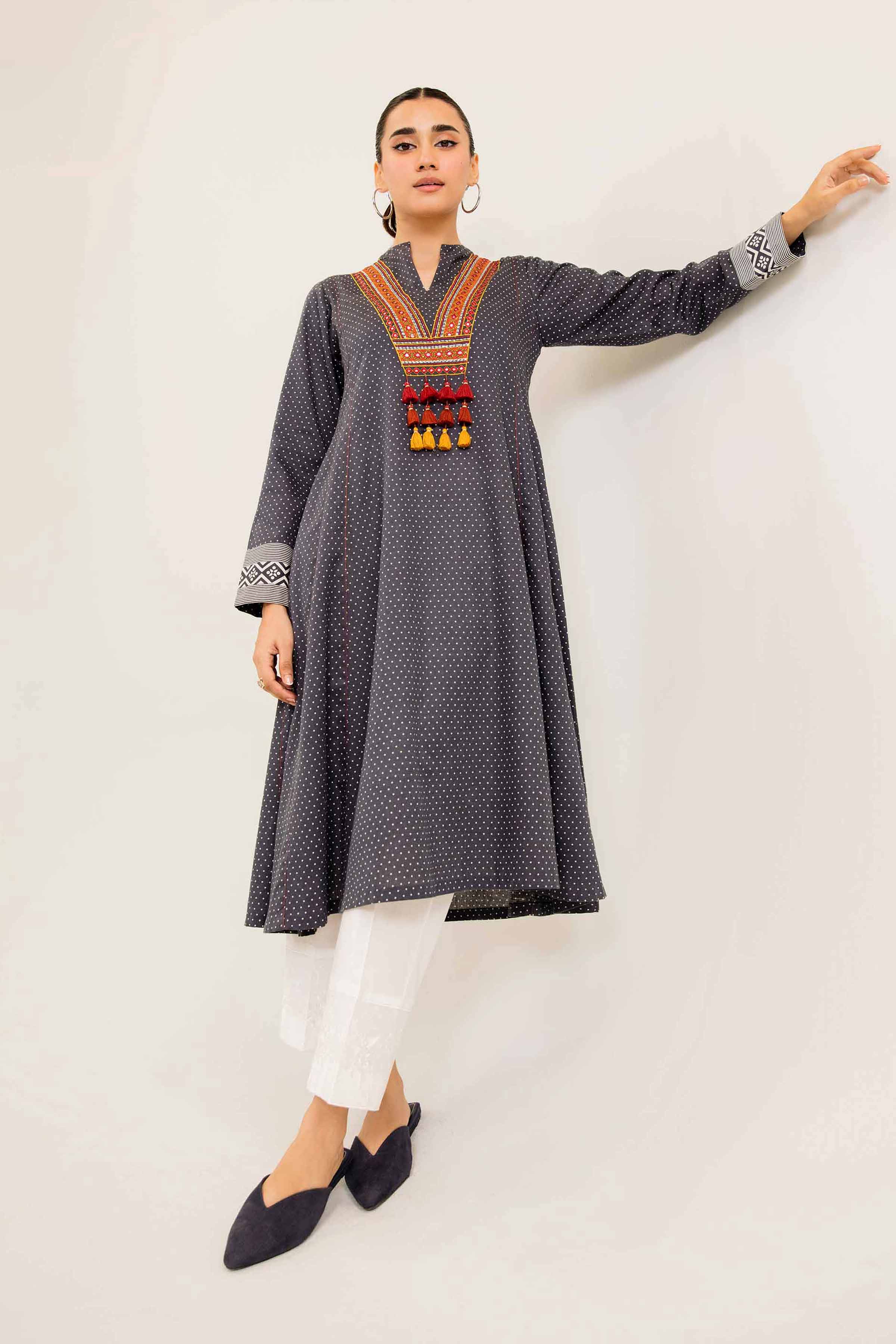 Printed Embroidered Shirt - PW24-162 - Image 2