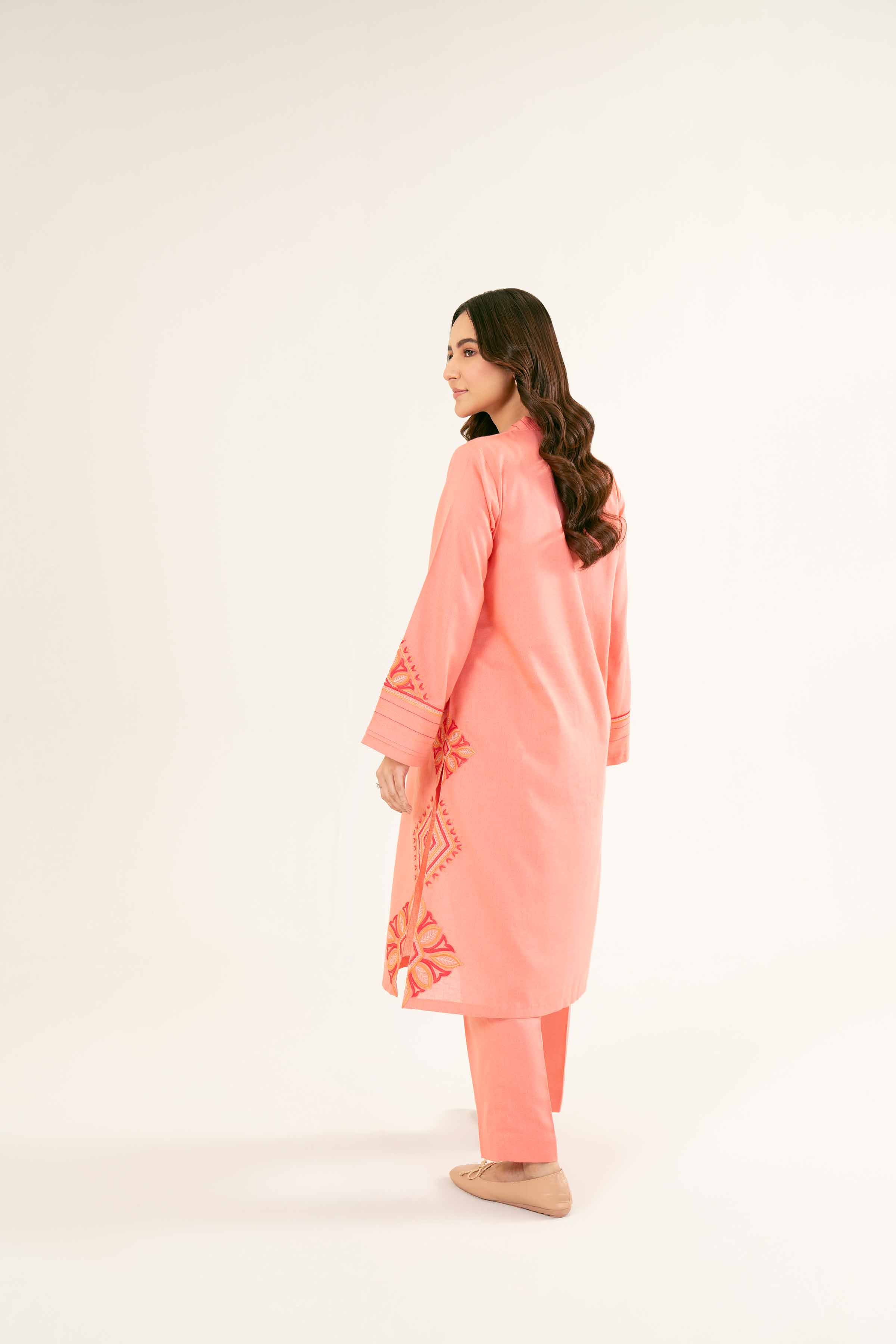 2 Piece - Embroidered Suit - PW24-165 - Image 3