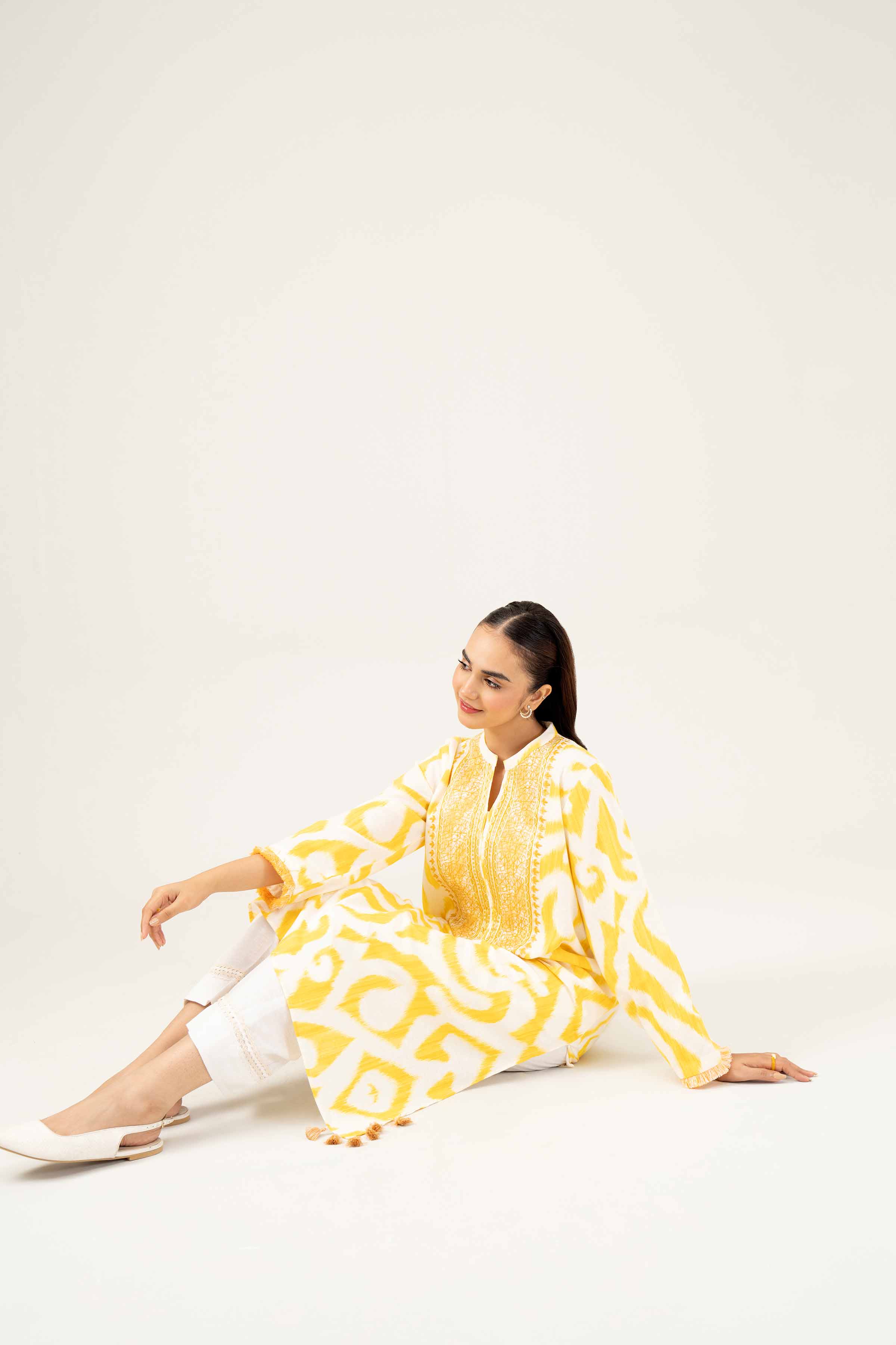 Printed Embroidered Shirt - PW24-167 - Image 12