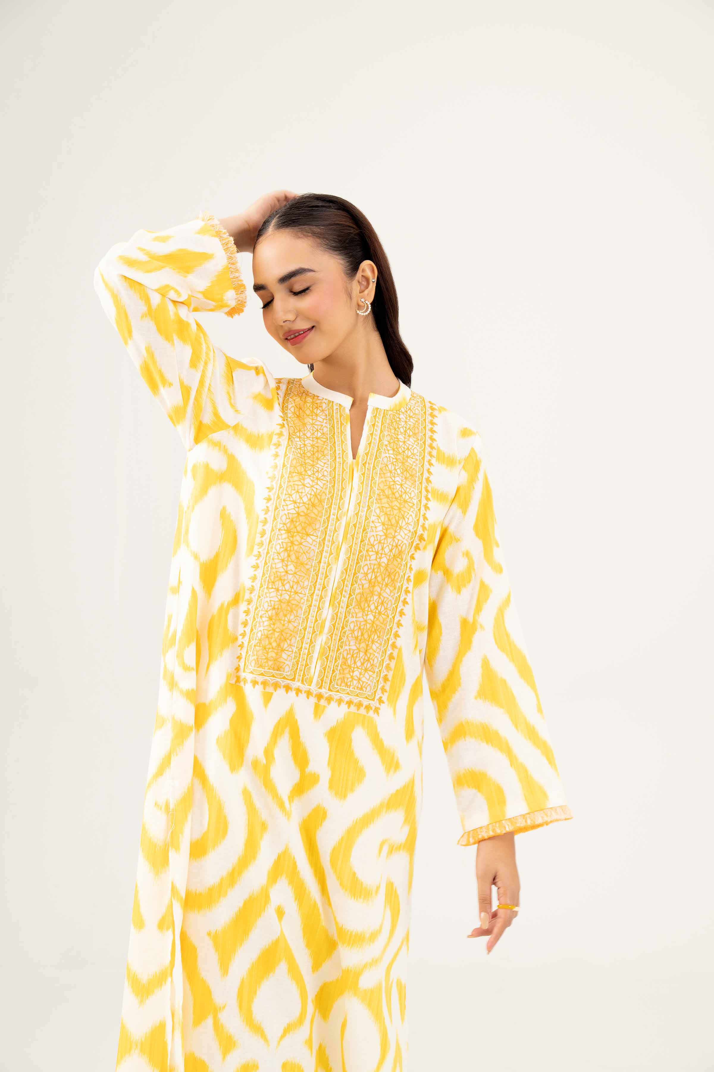 Printed Embroidered Shirt - PW24-167 - Image 4