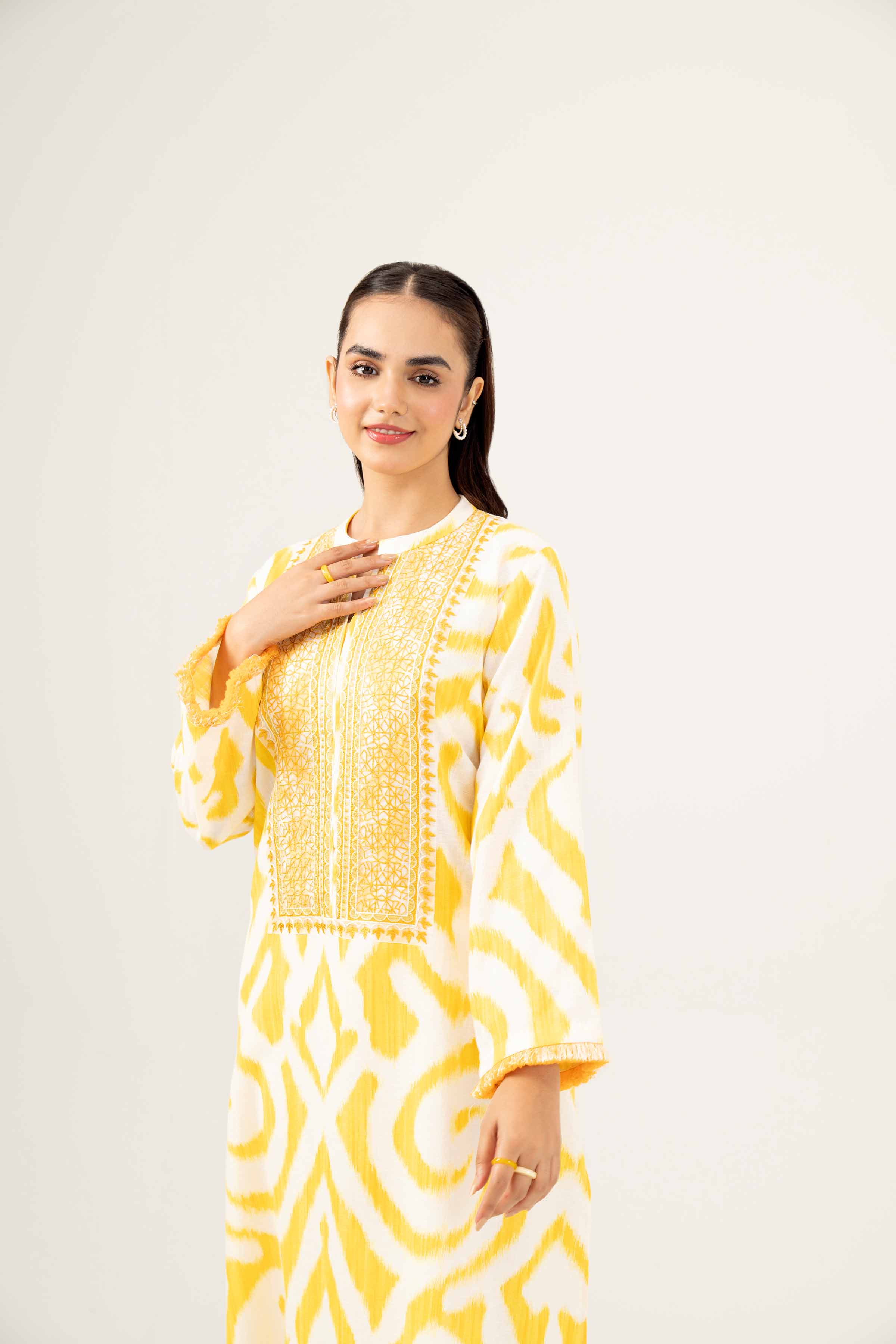 Printed Embroidered Shirt - PW24-167 - Image 5