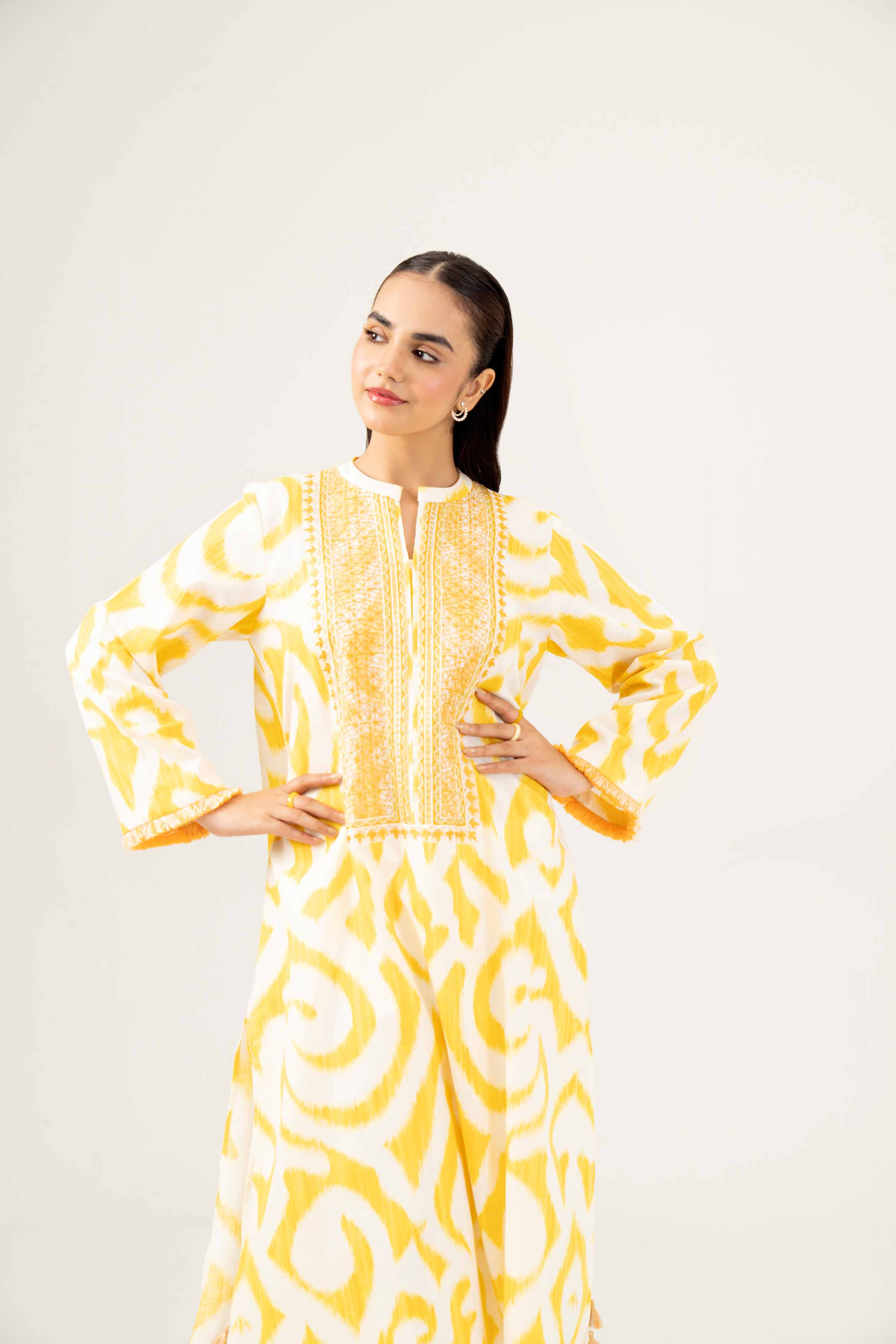 Printed Embroidered Shirt - PW24-167 - Image 6