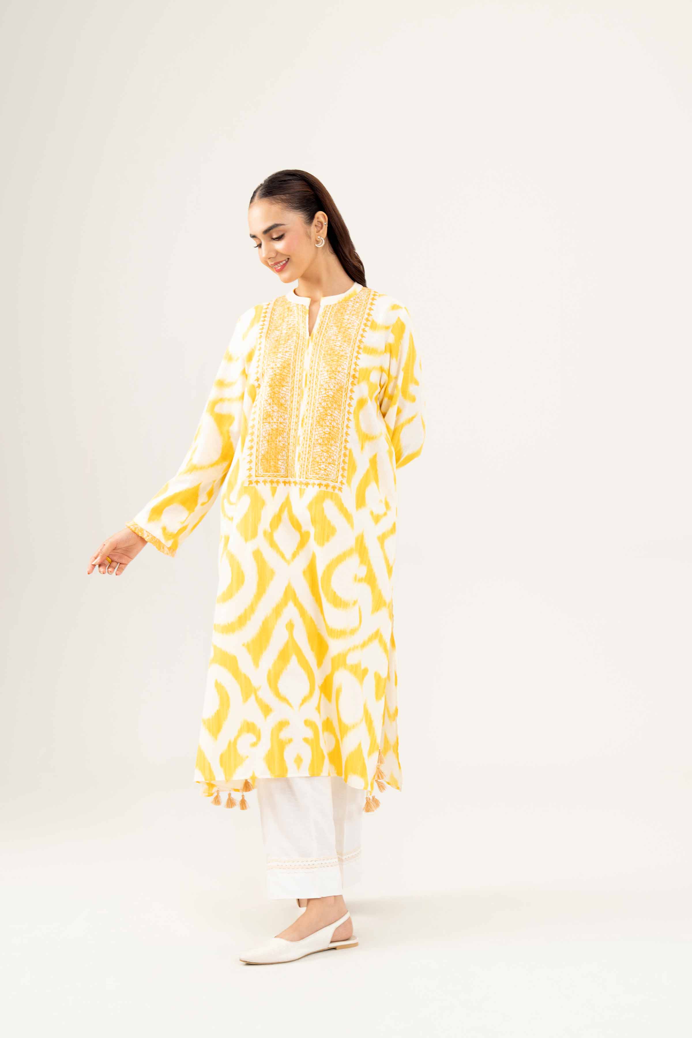Printed Embroidered Shirt - PW24-167 - Image 7