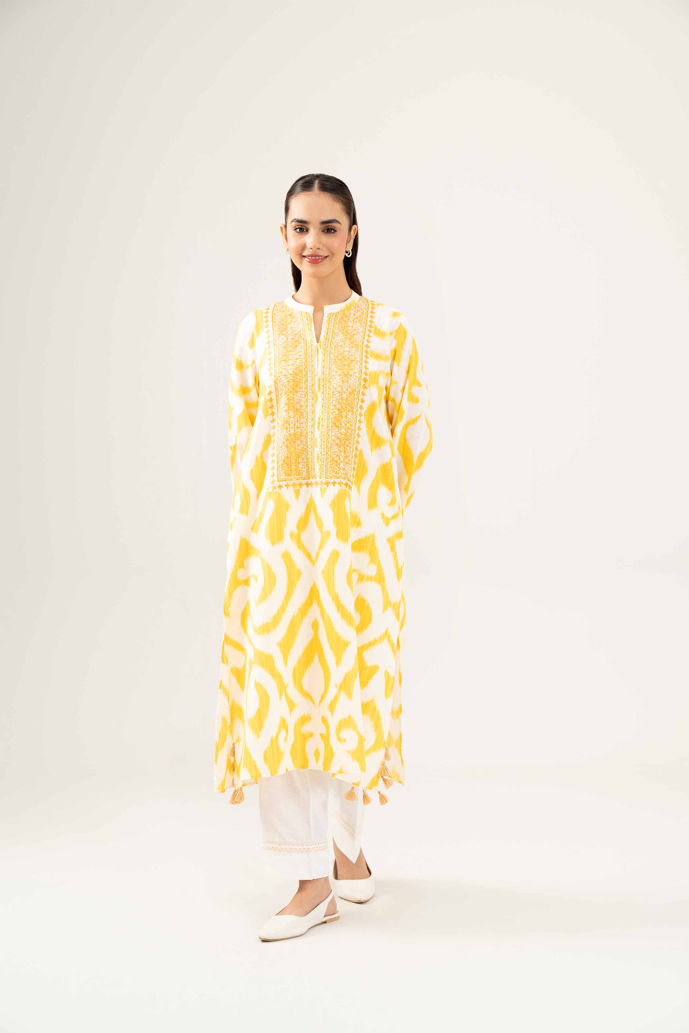 Printed Embroidered Shirt - PW24-167 - Image 8