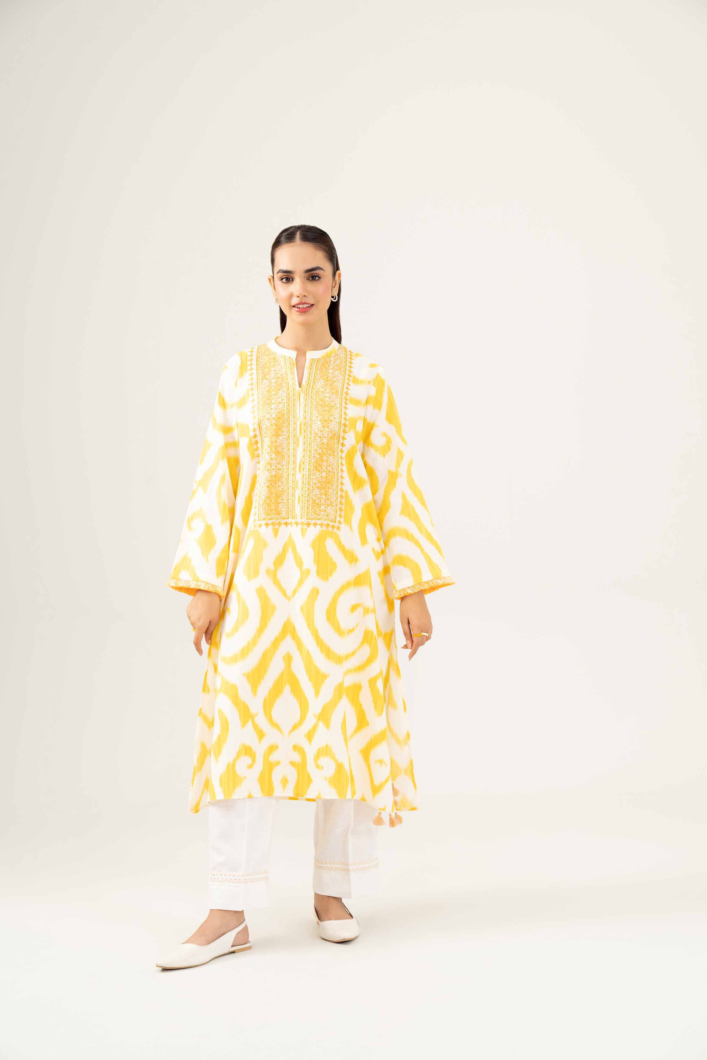 Printed Embroidered Shirt - PW24-167 - Image 9