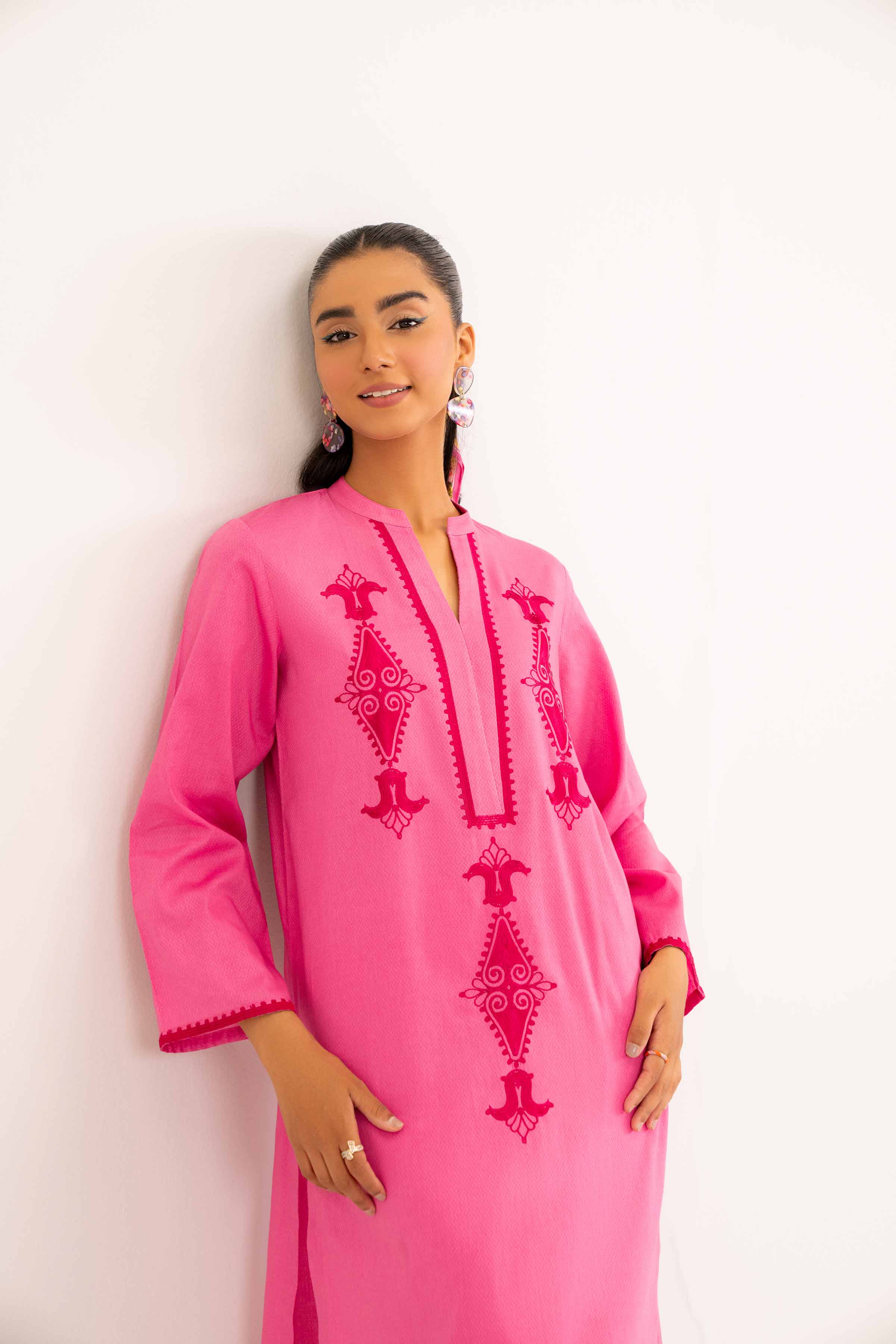 2 Piece - Embroidered Suit - PW24-168 - Image 2