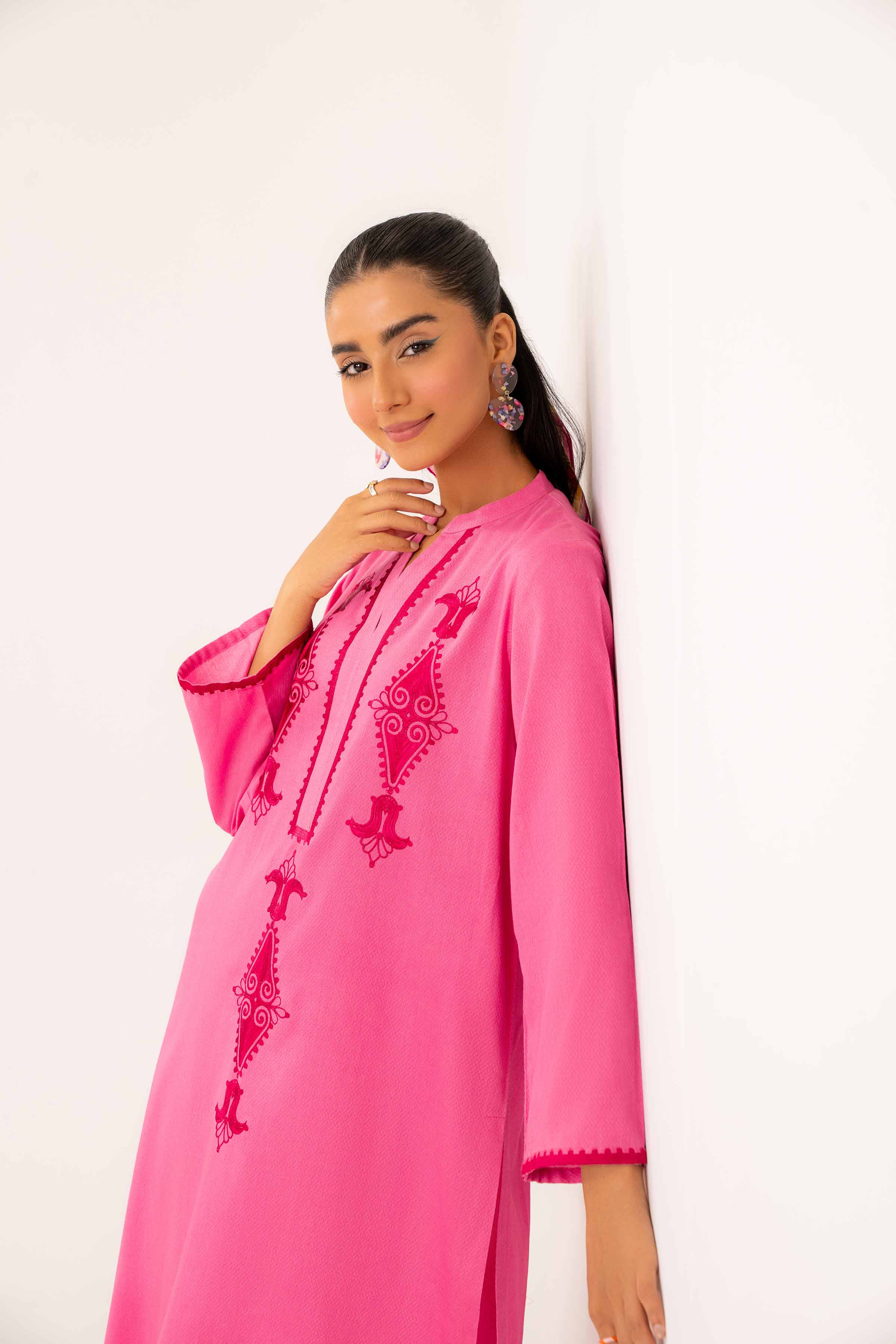 2 Piece - Embroidered Suit - PW24-168 - Image 5