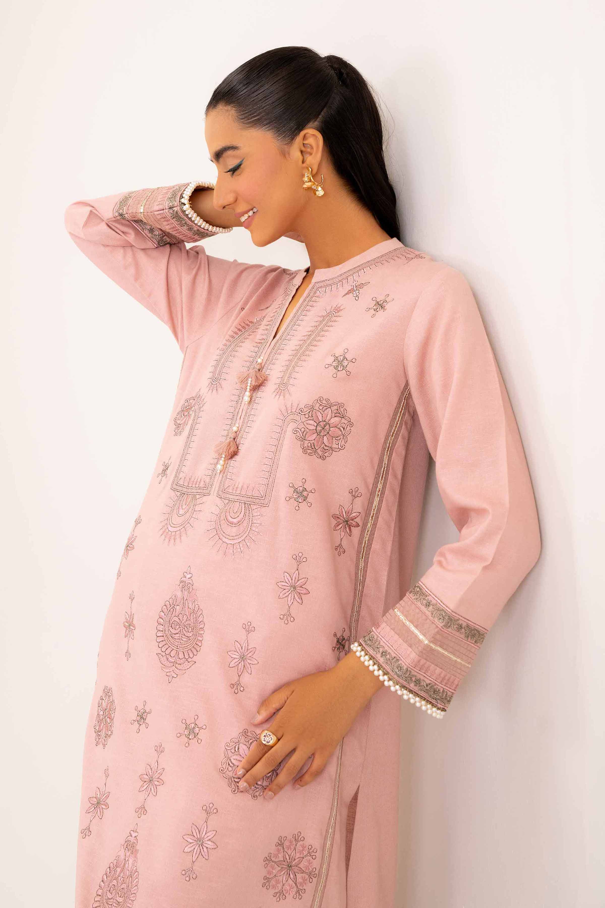 2 Piece - Embroidered Suit - PW24-177 - Image 2