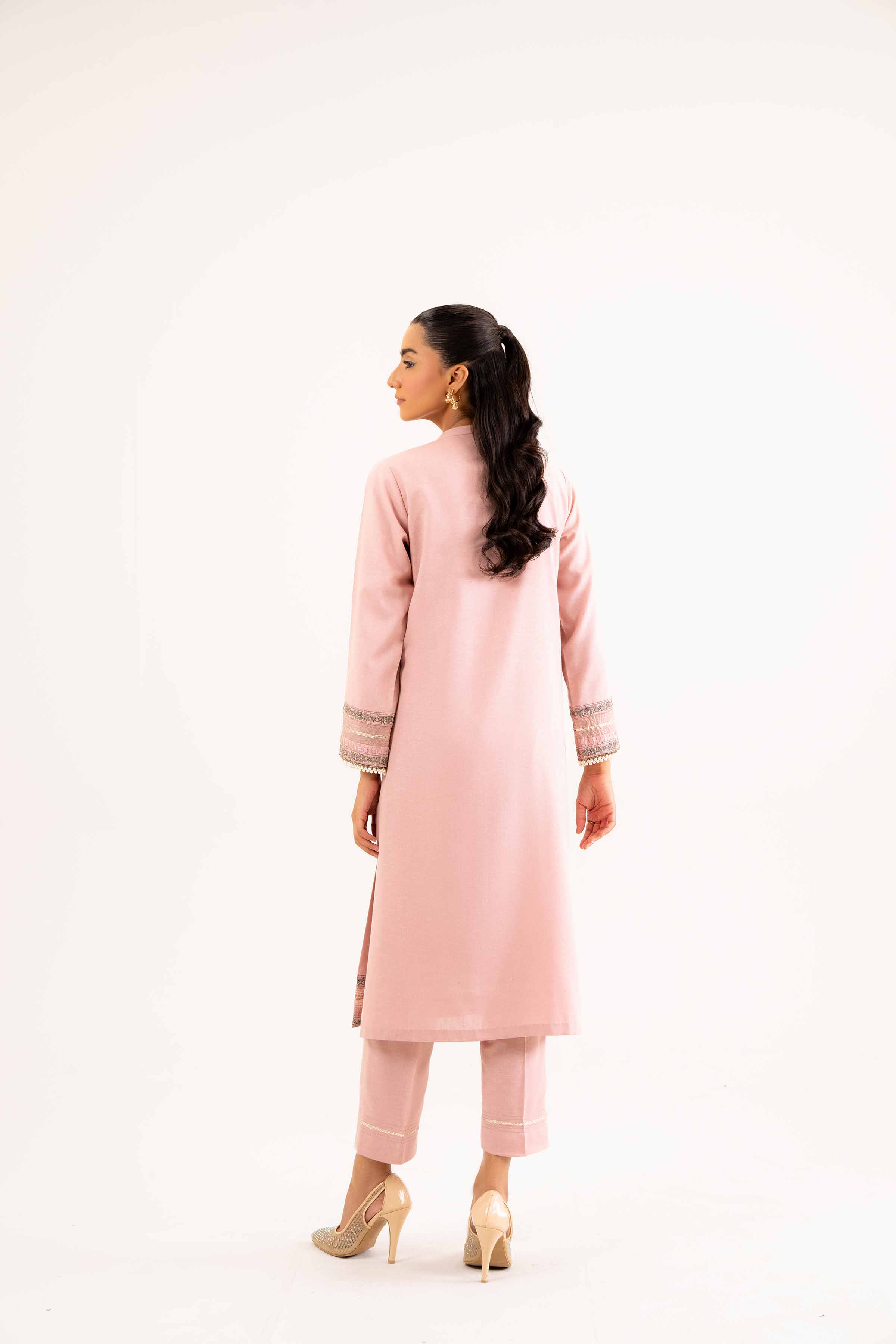 2 Piece - Embroidered Suit - PW24-177 - Image 3
