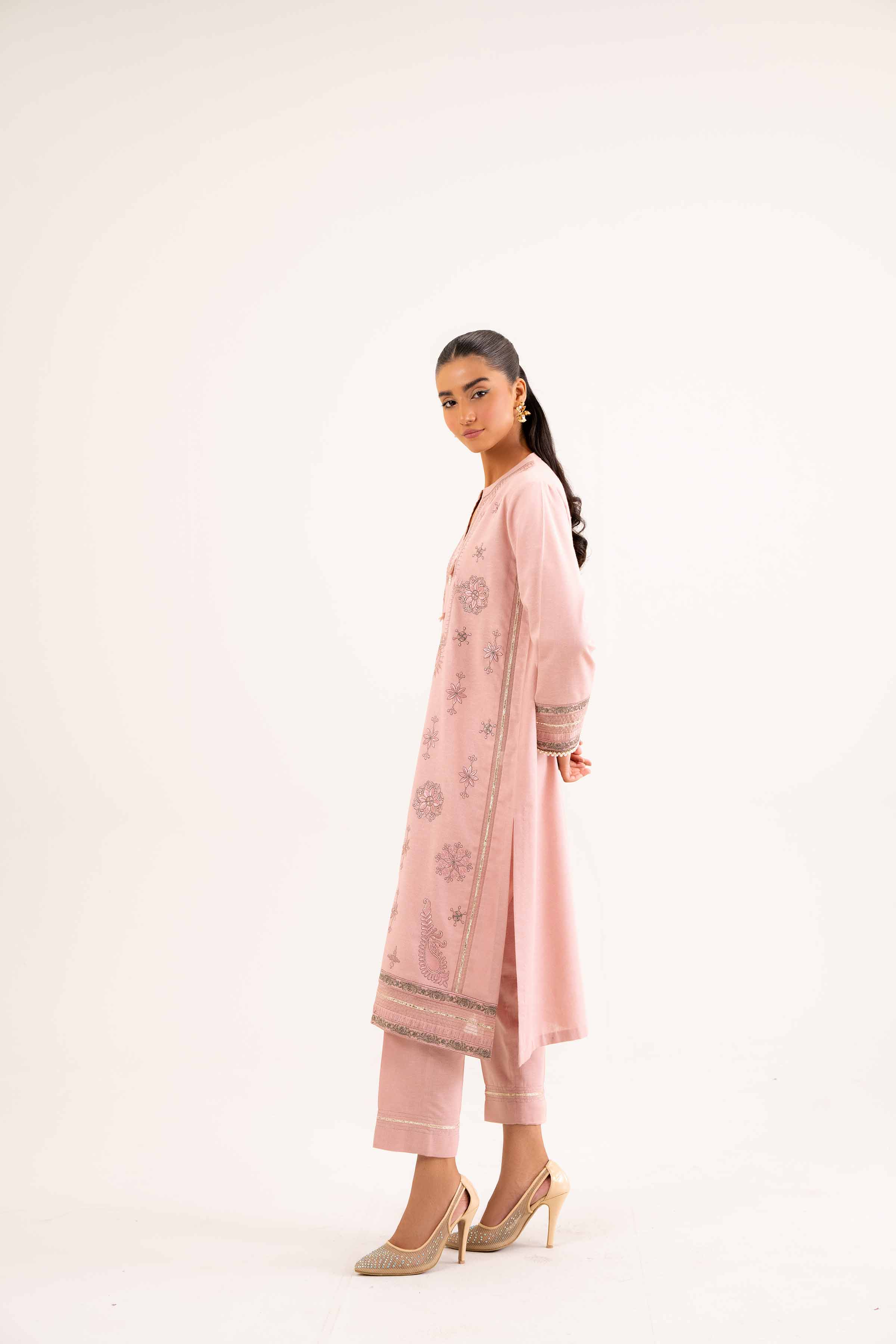 2 Piece - Embroidered Suit - PW24-177 - Image 4