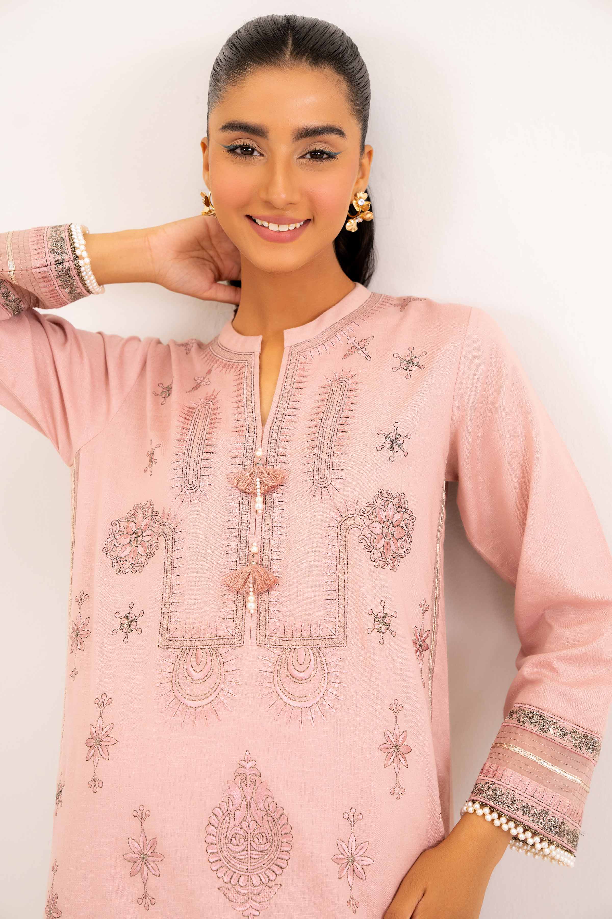 2 Piece - Embroidered Suit - PW24-177 - Image 6
