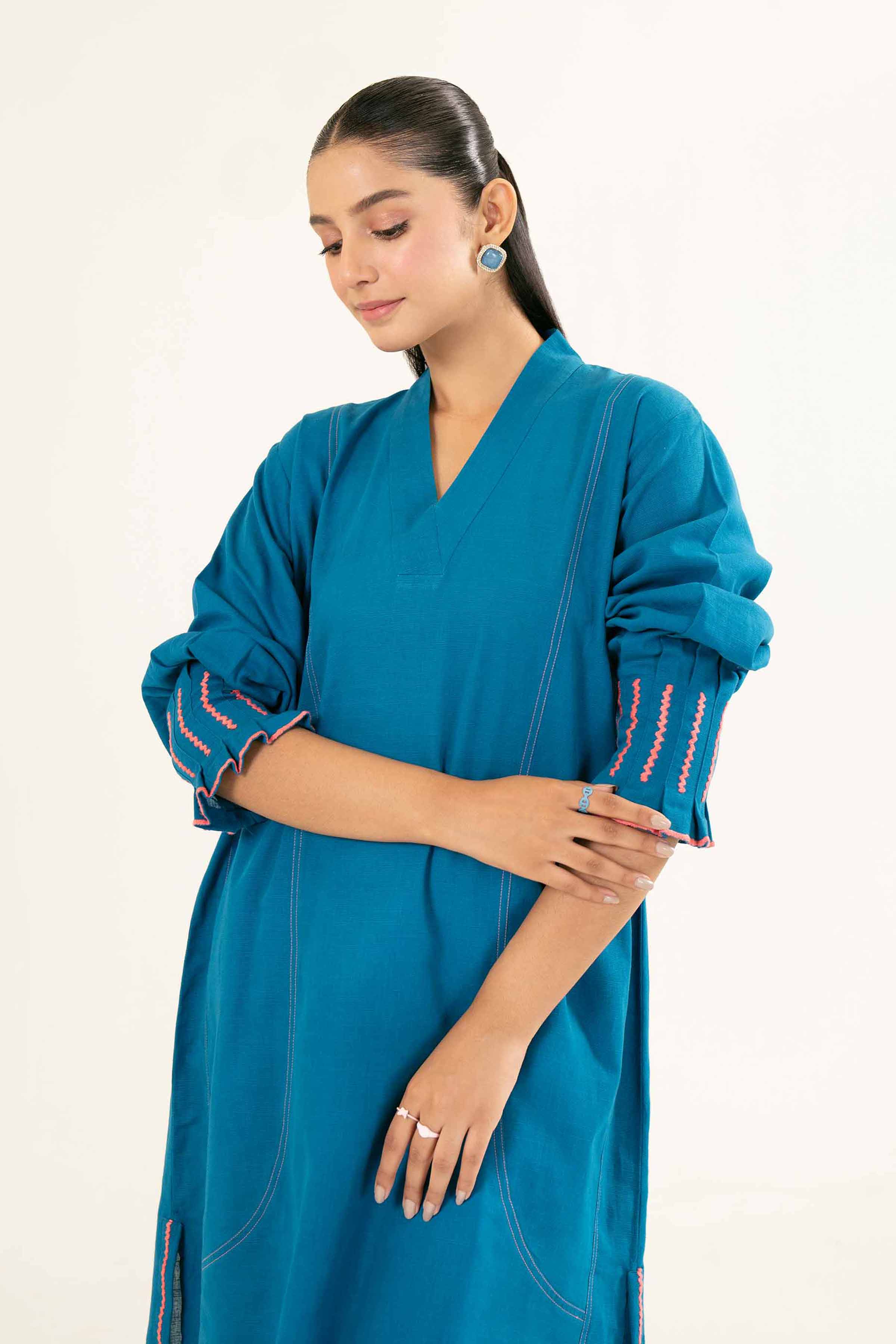 2 Piece - Embroidered Suit - PW24-192 - Image 2