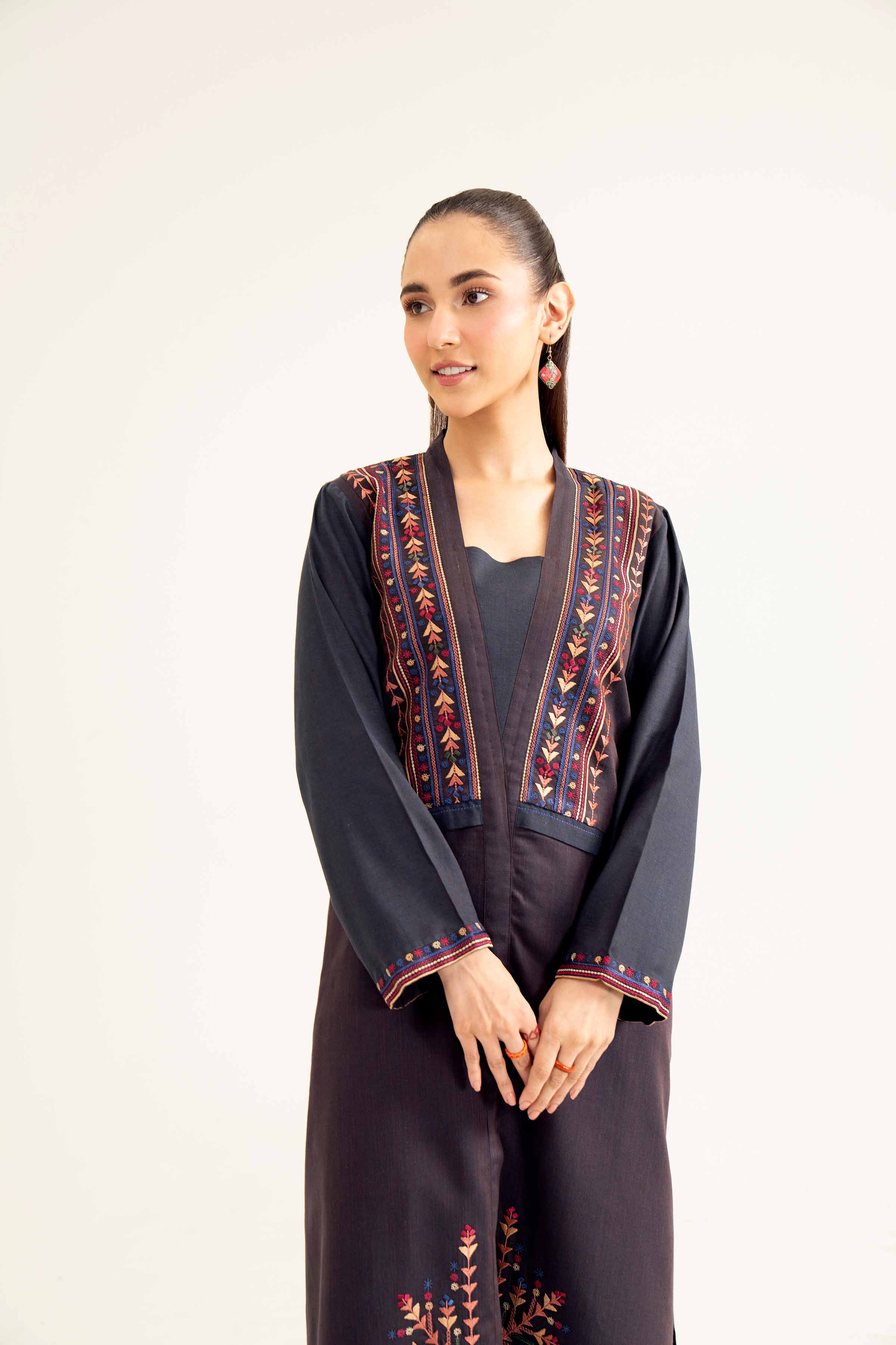 2 Piece - Embroidered Suit - PW24-20 - Image 8
