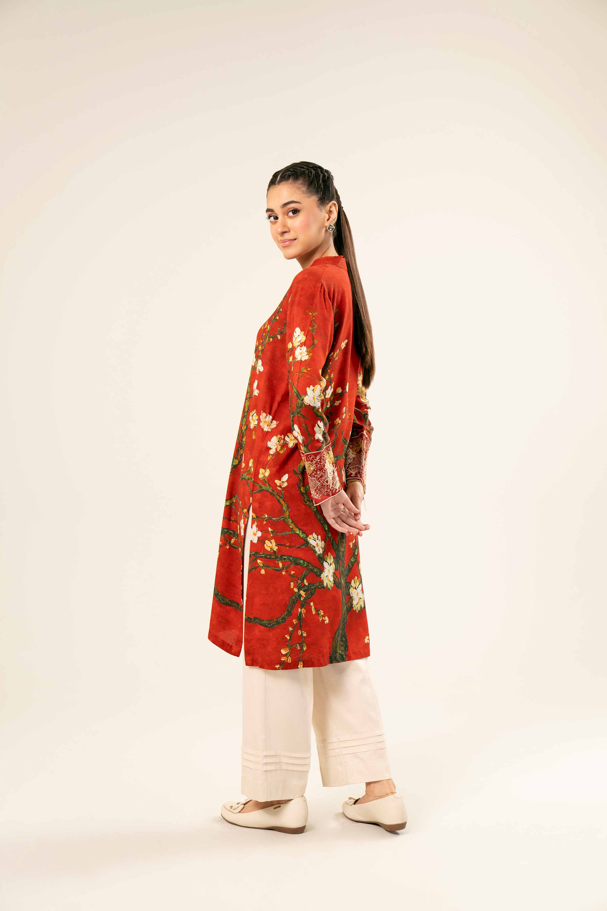 Printed Embroidered Shirt - PW24-202 - Image 3