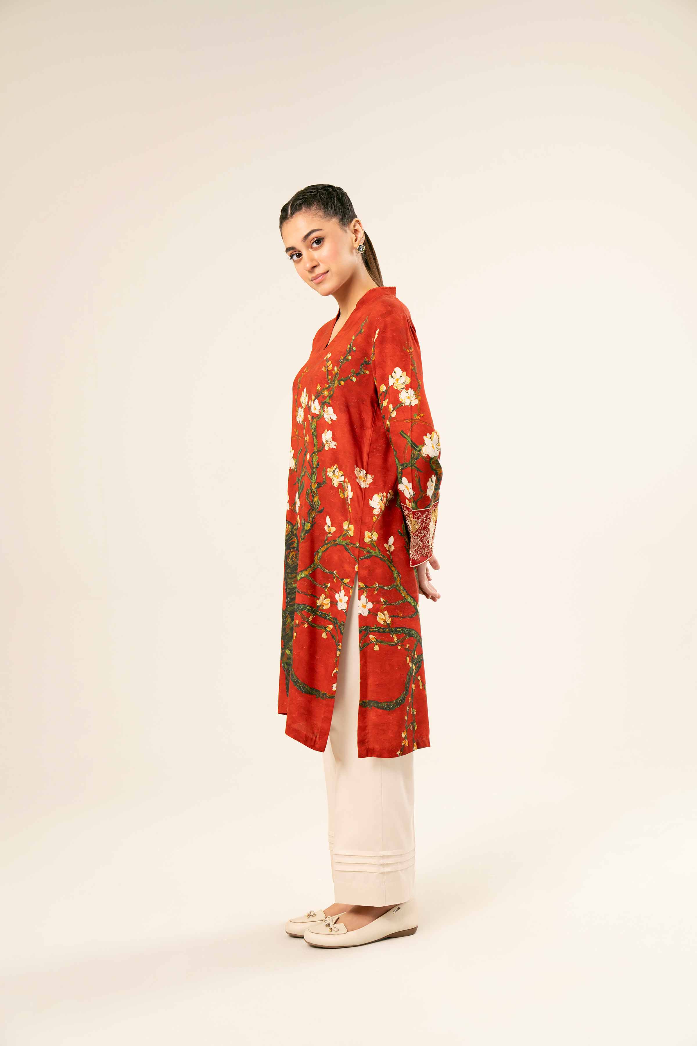 Printed Embroidered Shirt - PW24-202 - Image 6