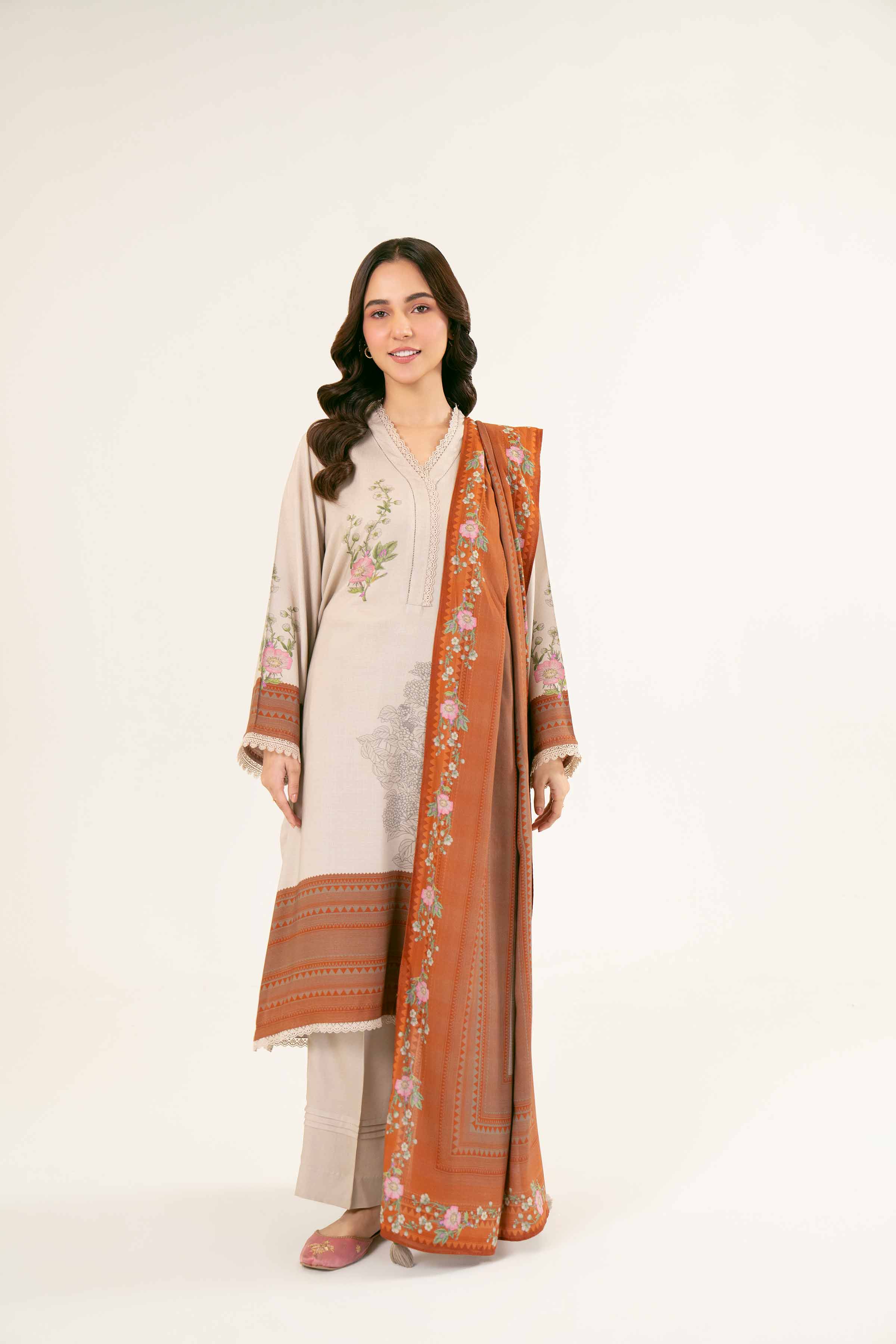 3 Piece - Printed Suit - PW24-210 - Image 4