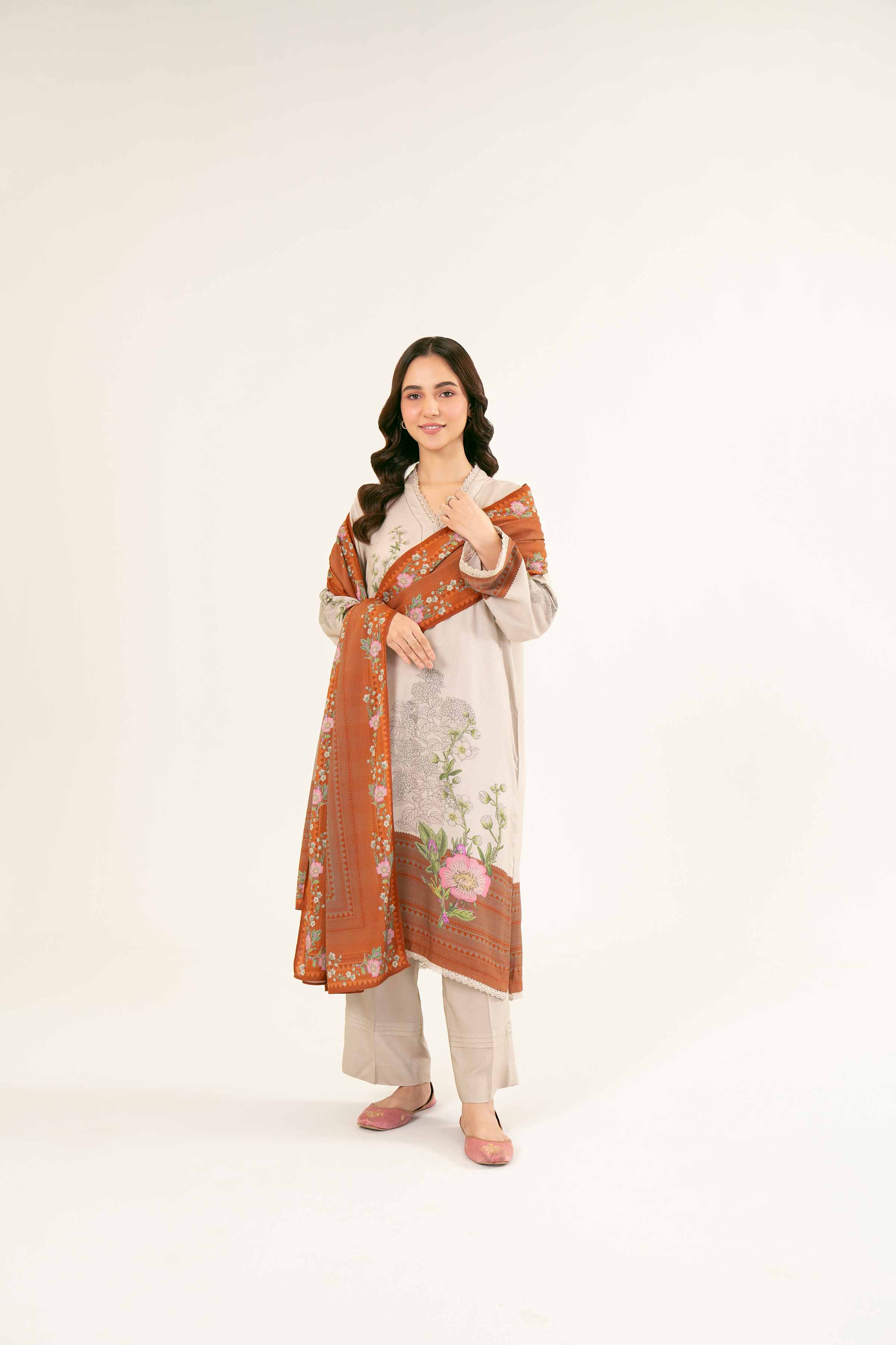 3 Piece - Printed Suit - PW24-210 - Image 5