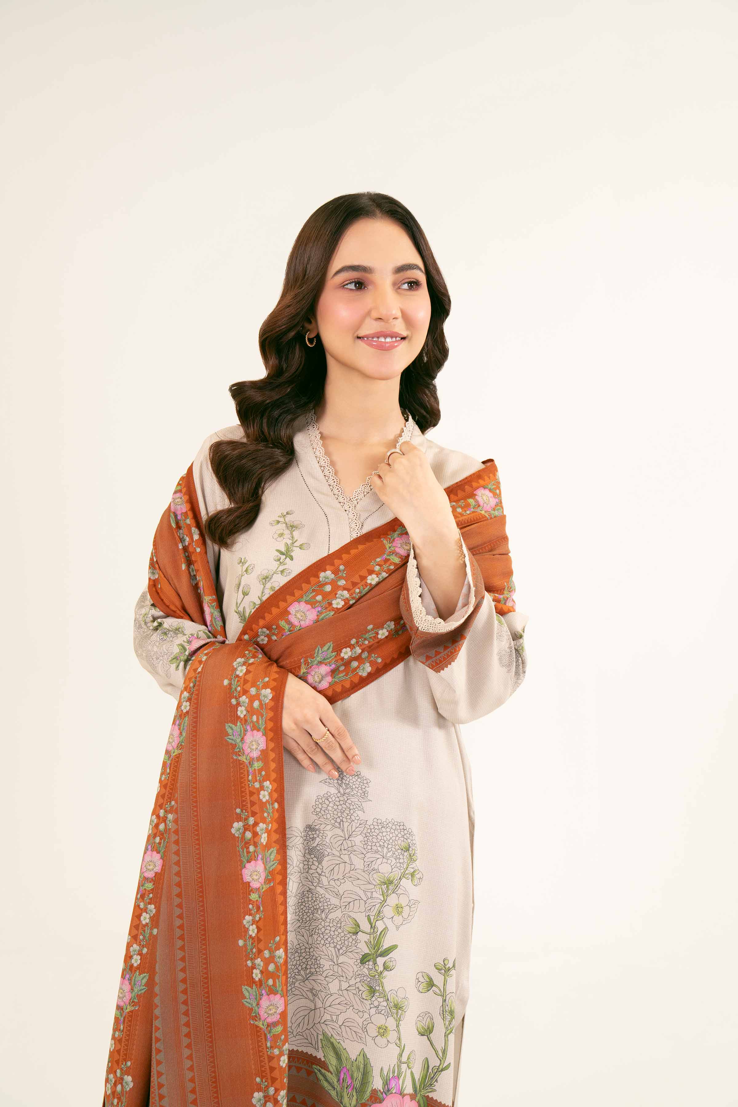 3 Piece - Printed Suit - PW24-210 - Image 6