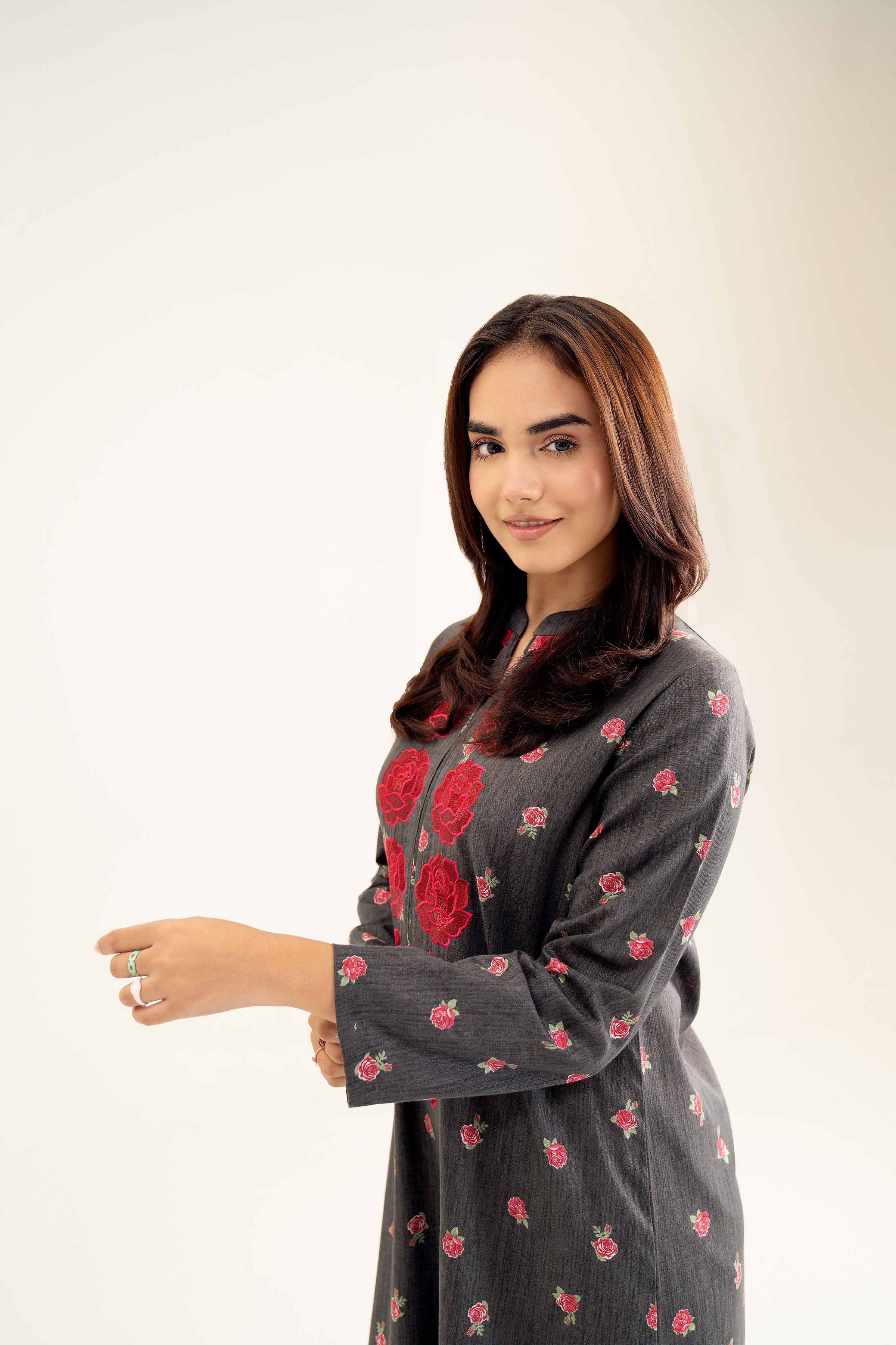 Printed Embroidered Shirt - PW24-218 - Image 5