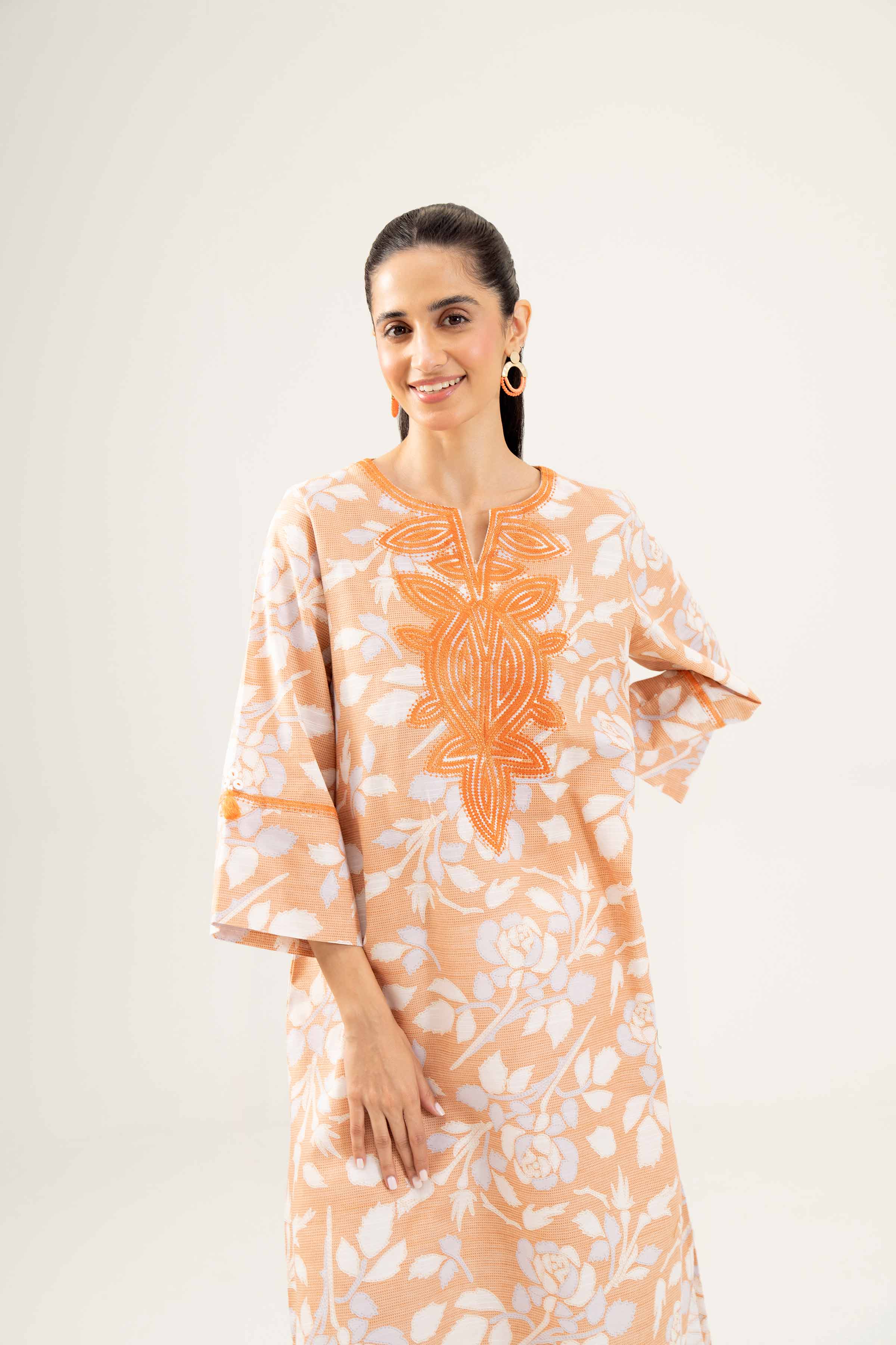 Printed Embroidered Shirt - PW24-220 - Image 11