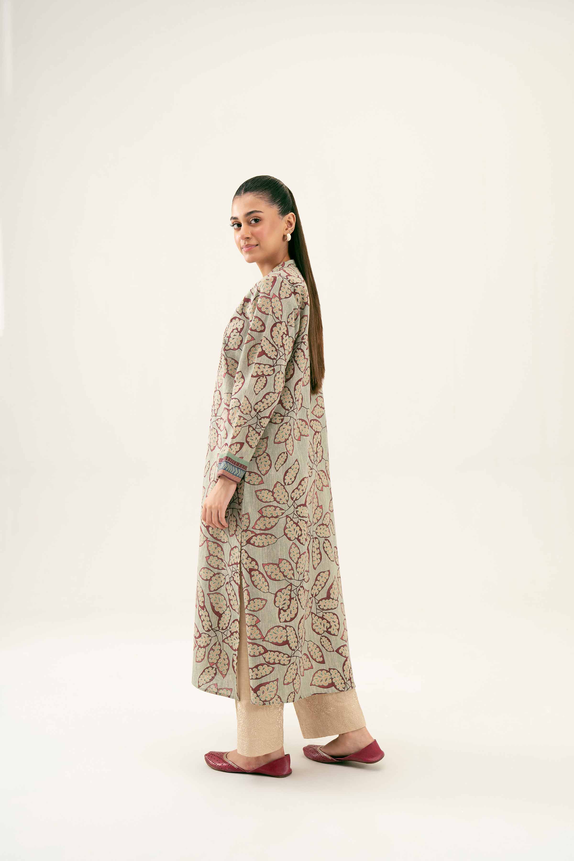 Printed Embroidered Shirt - PW24-222 - Image 3