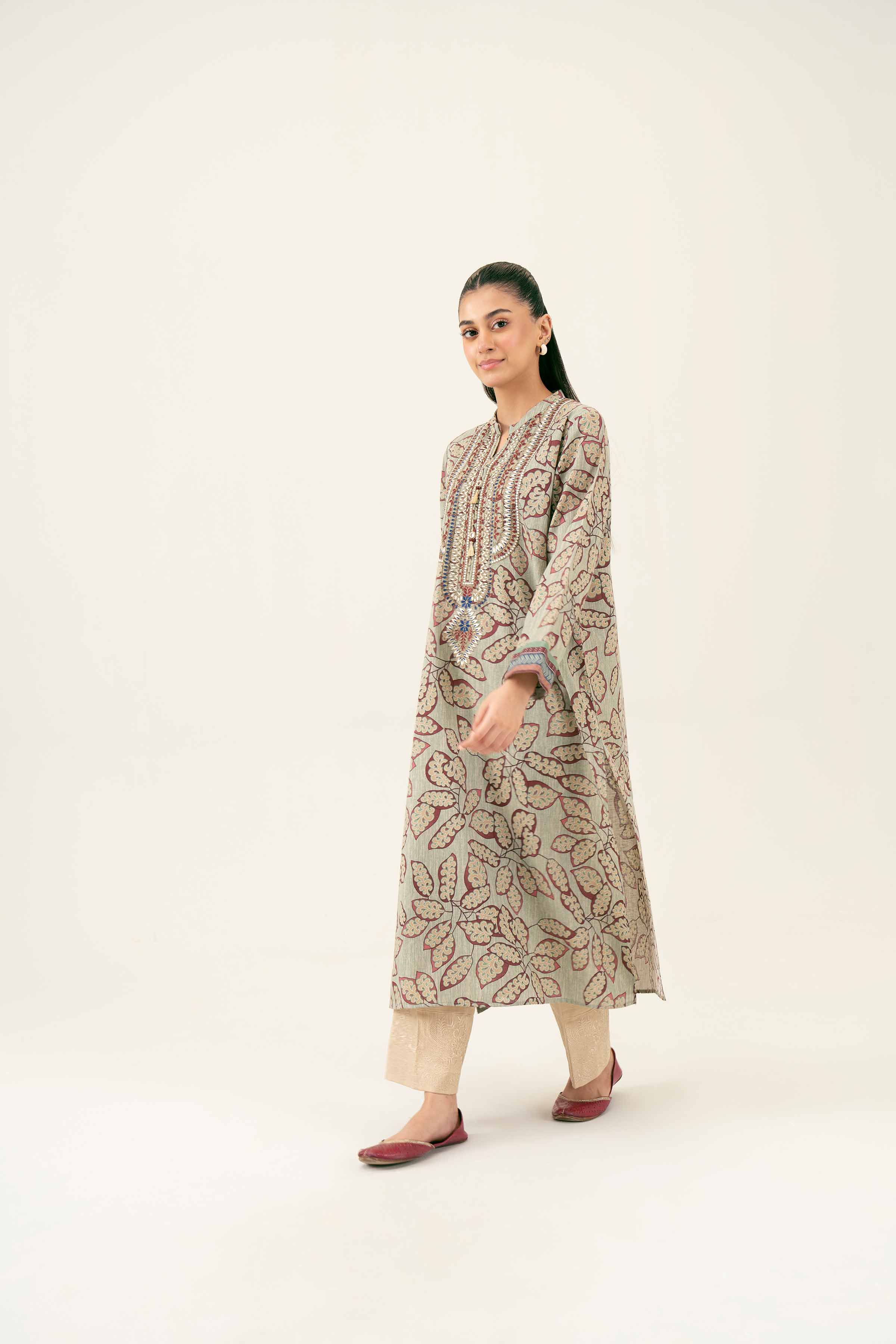Printed Embroidered Shirt - PW24-222 - Image 6