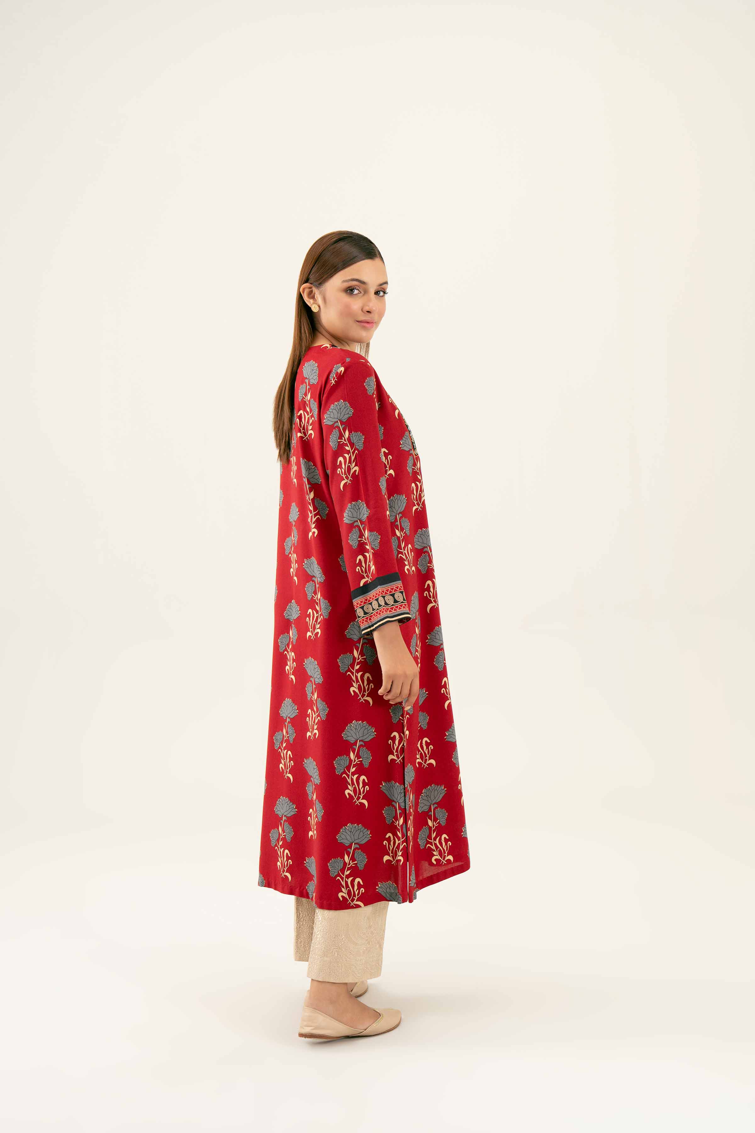 Printed Embroidered Shirt - PW24-224 - Image 3