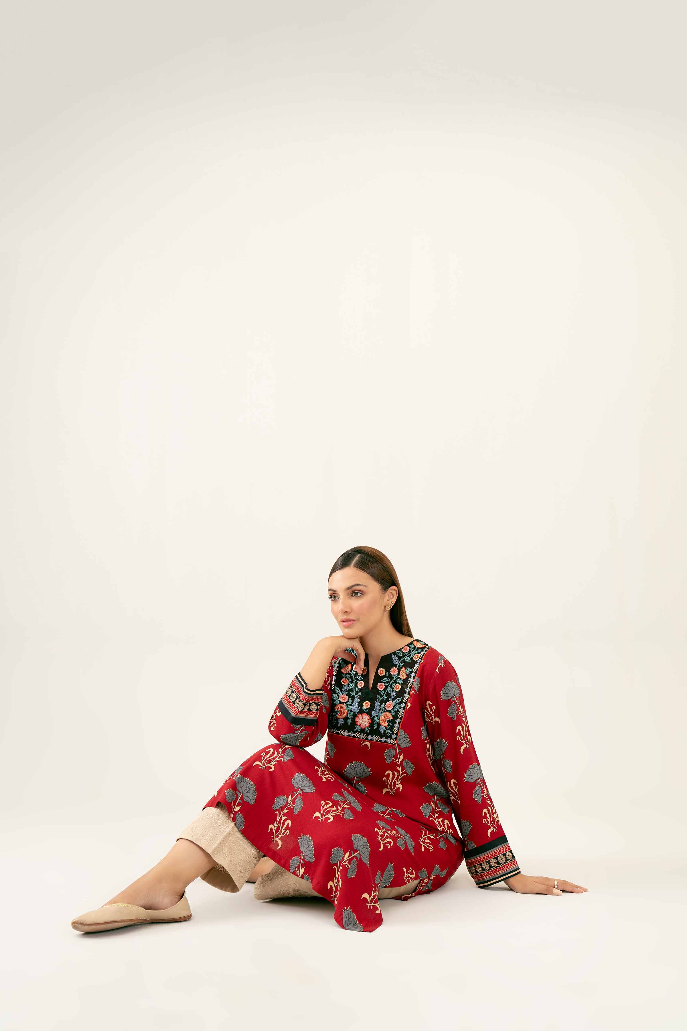 Printed Embroidered Shirt - PW24-224 - Image 6