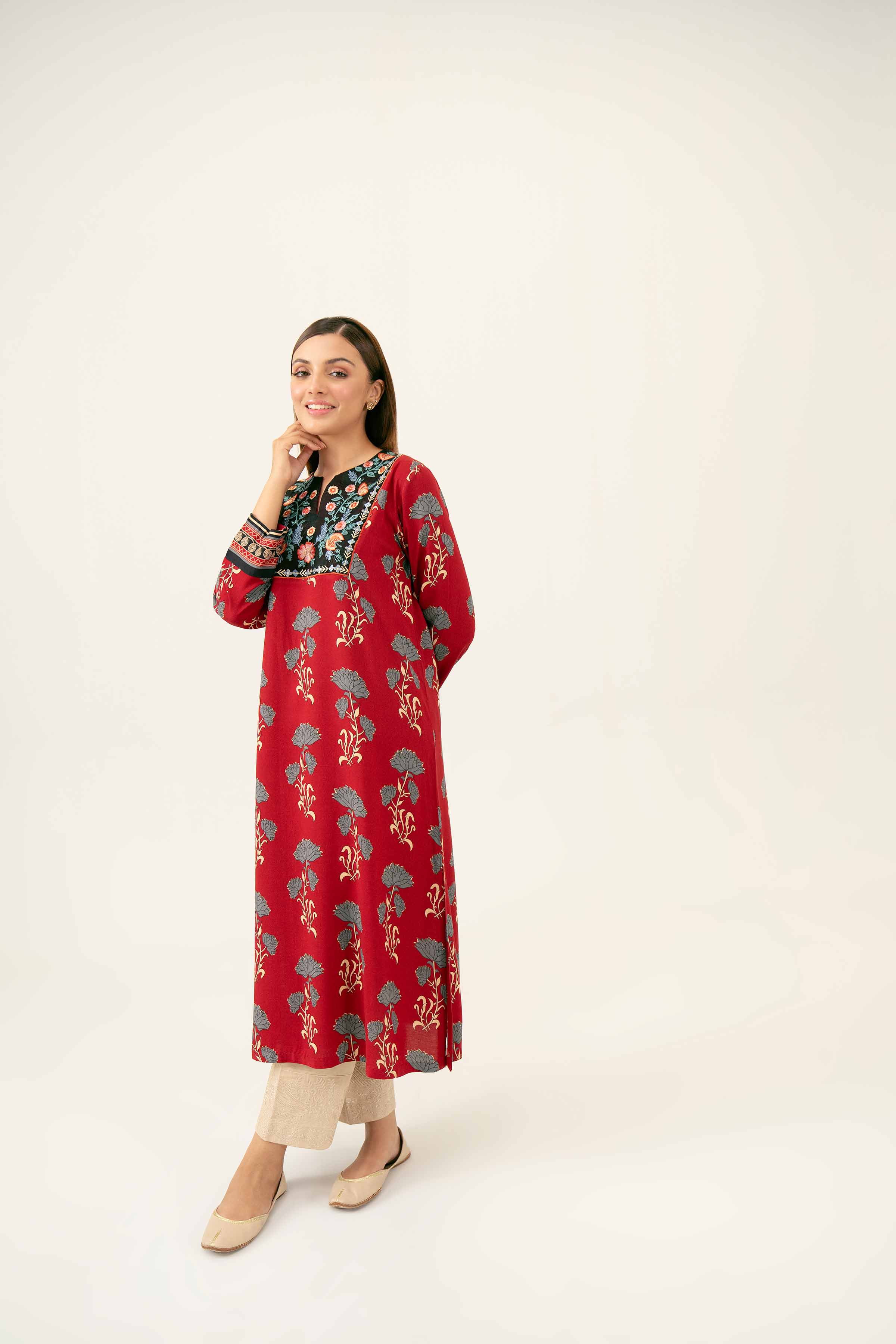 Printed Embroidered Shirt - PW24-224 - Image 7
