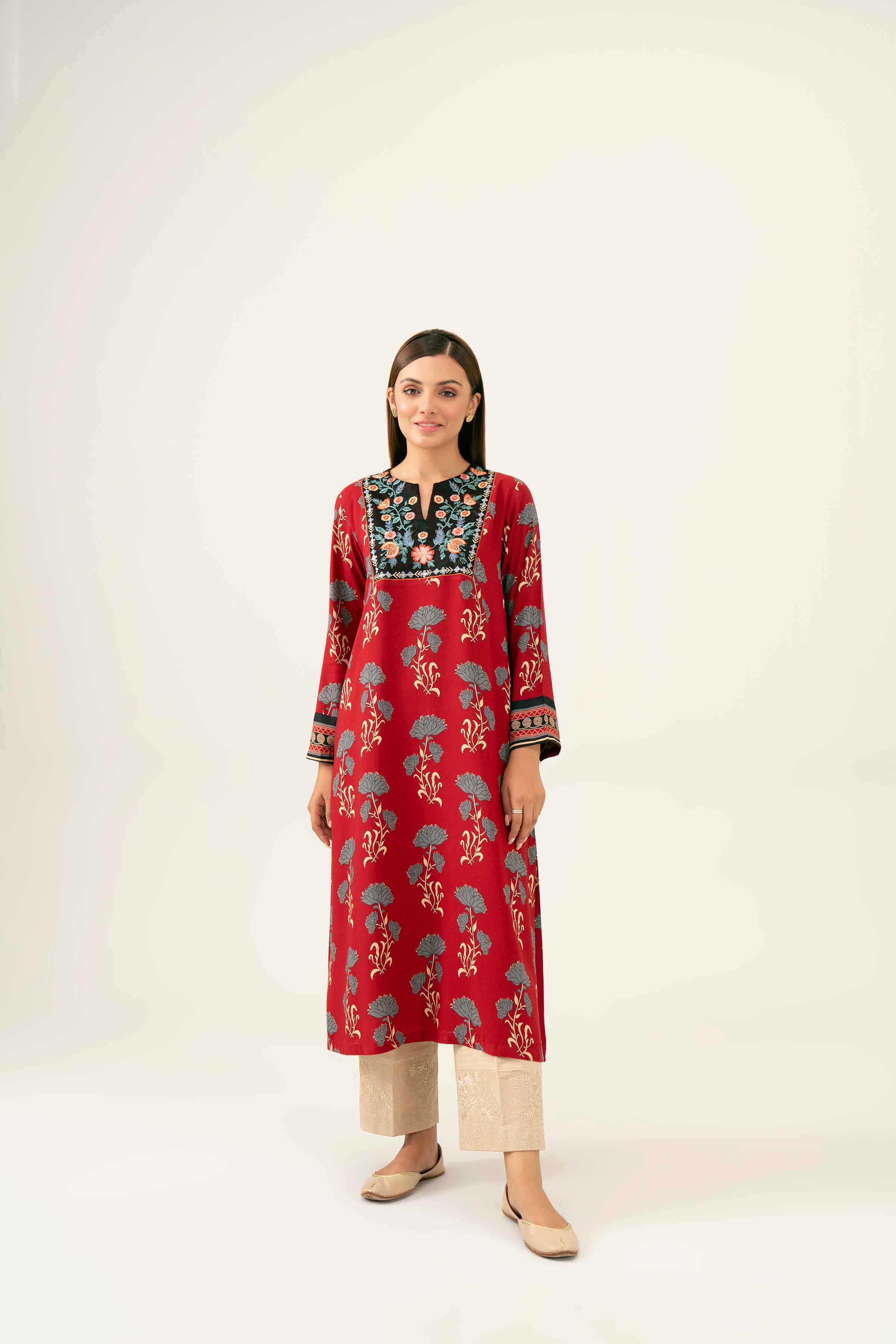 Printed Embroidered Shirt - PW24-224 - Image 9