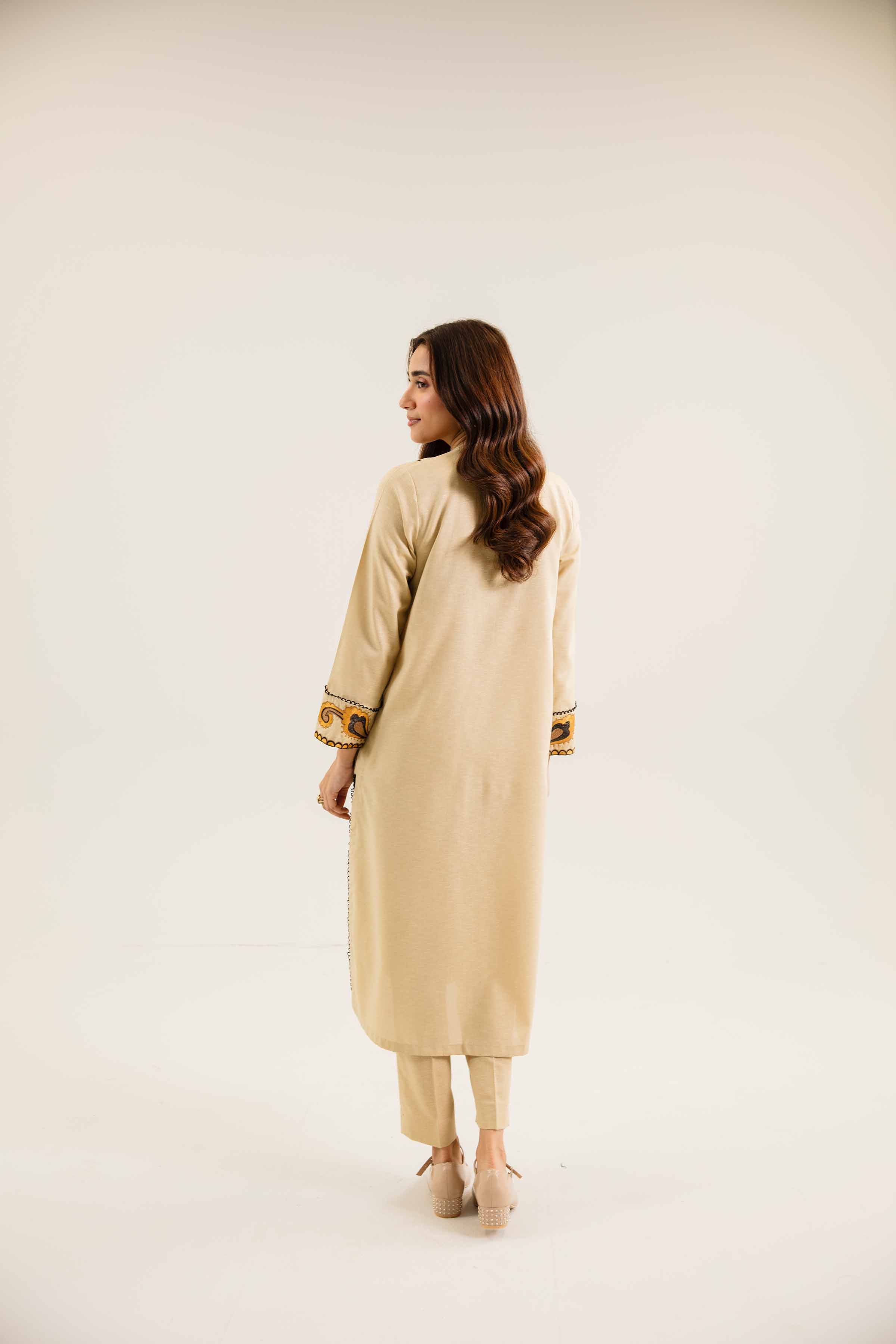 2 Piece - Embroidered Suit - PW24-232 - Image 3