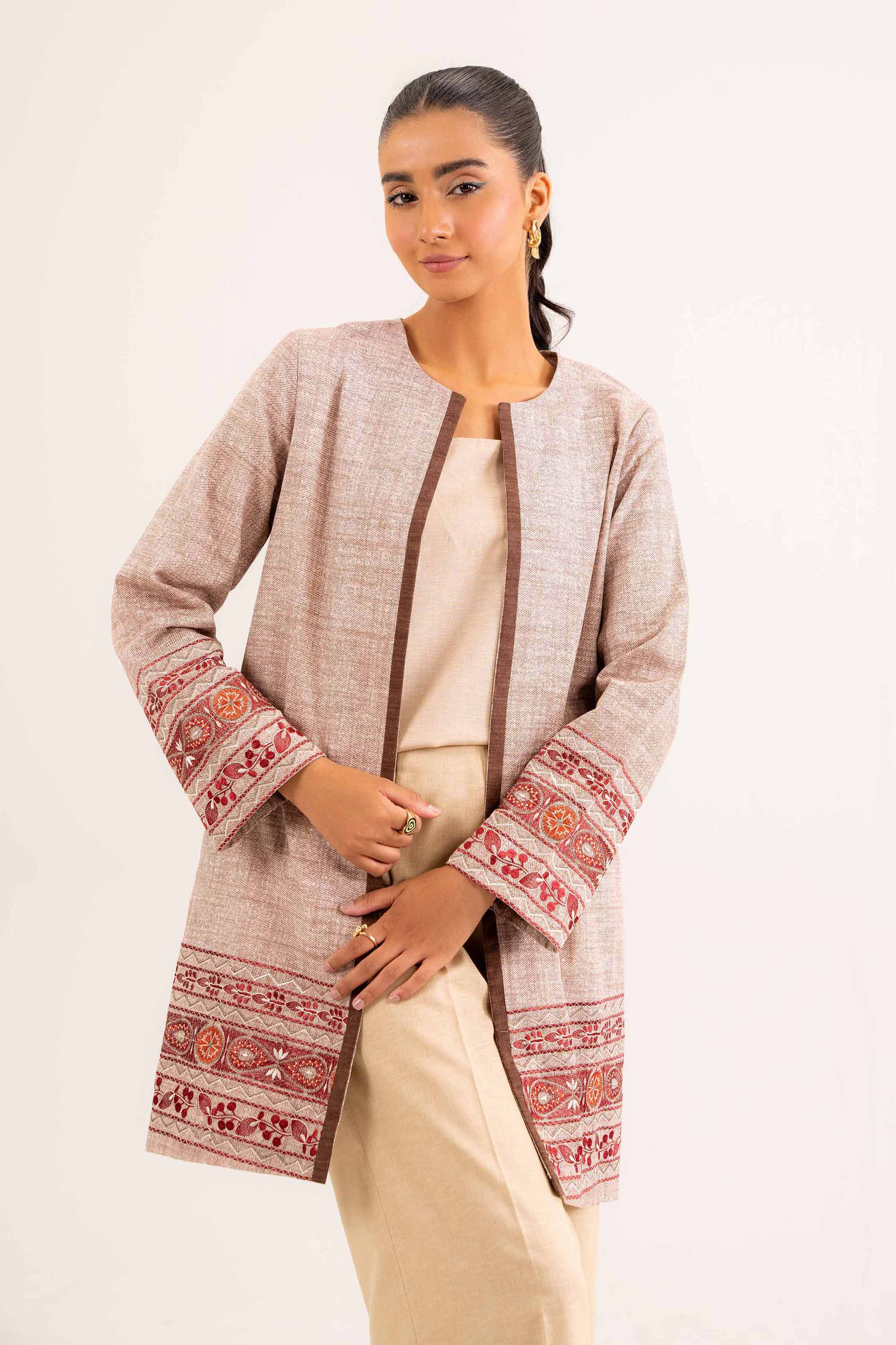 Printed Embroidered Jacket - PW24-237 - Image 2