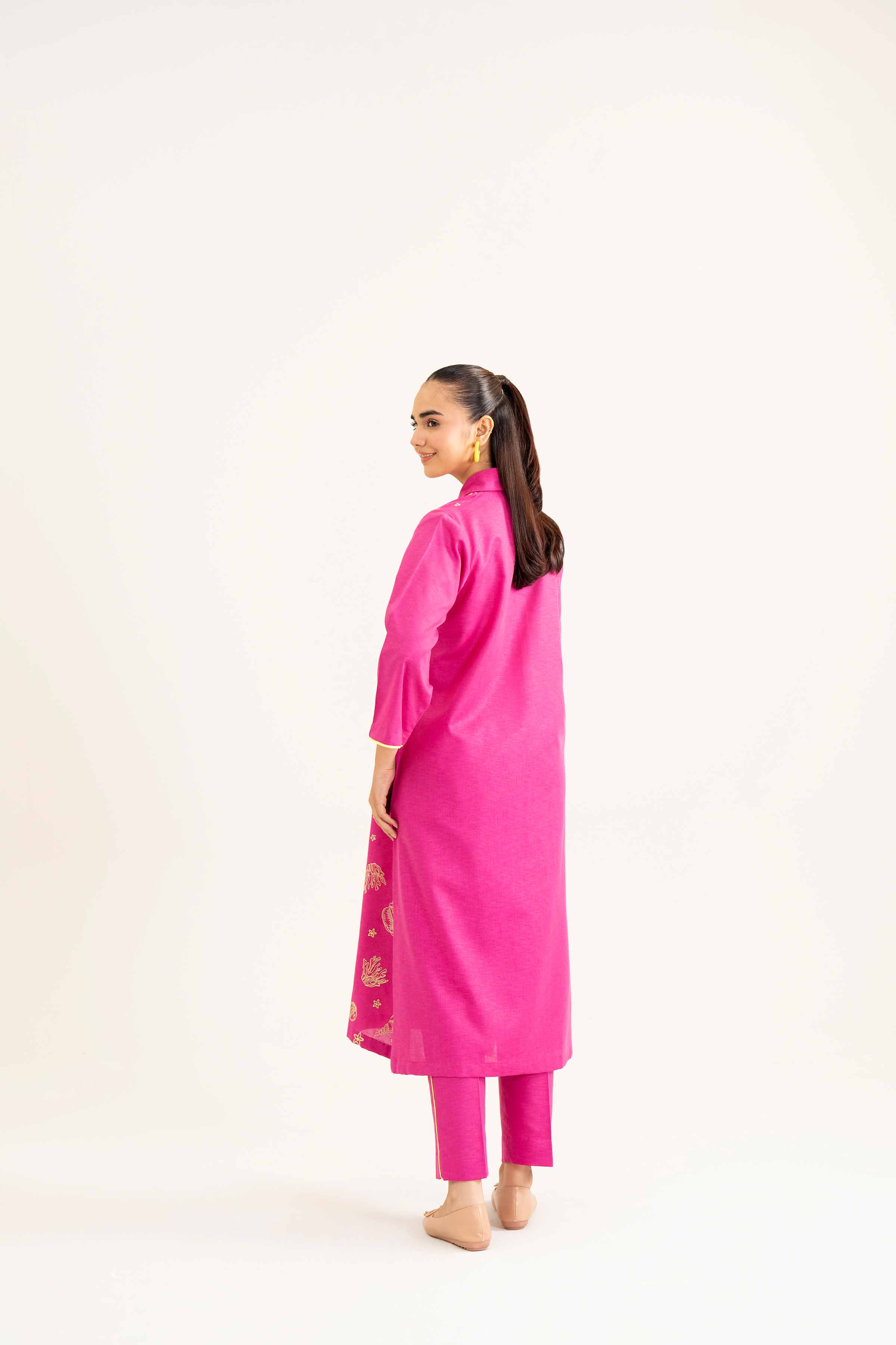 2 Piece - Embroidered Suit - PW24-24 - Image 3
