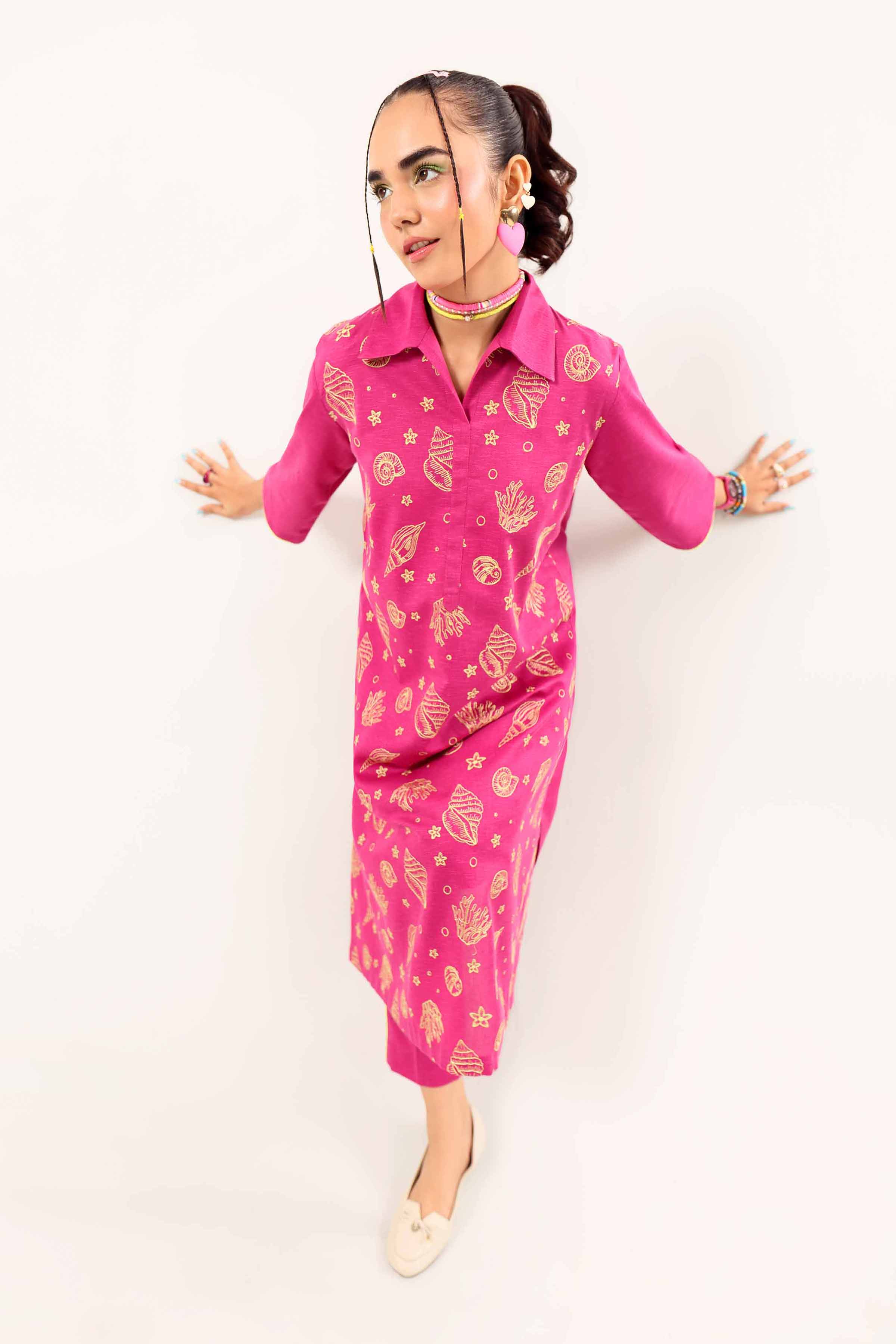 2 Piece - Embroidered Suit - PW24-24 - Image 5