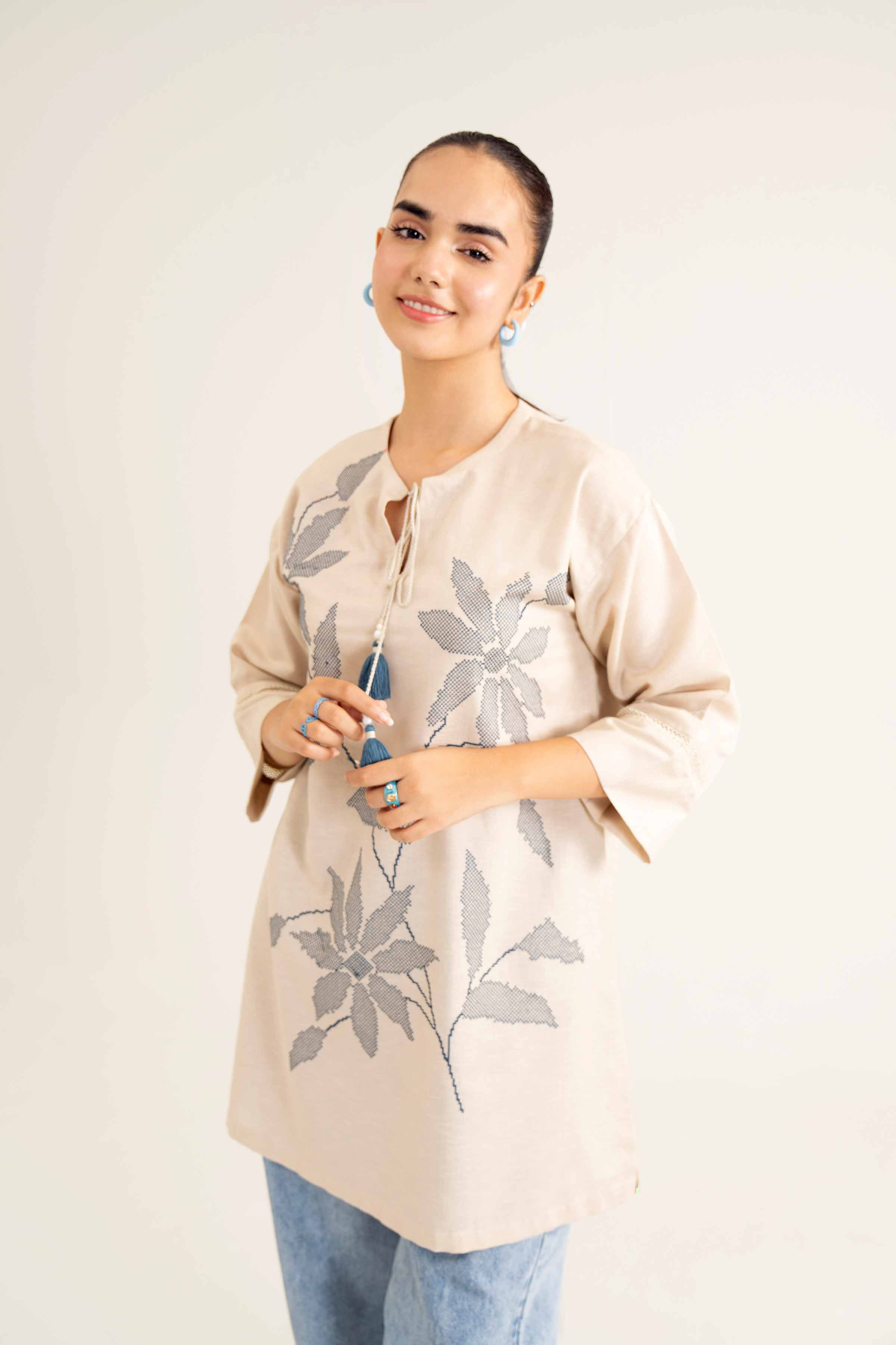 Embroidered Tunic - PW24-258 - Image 2