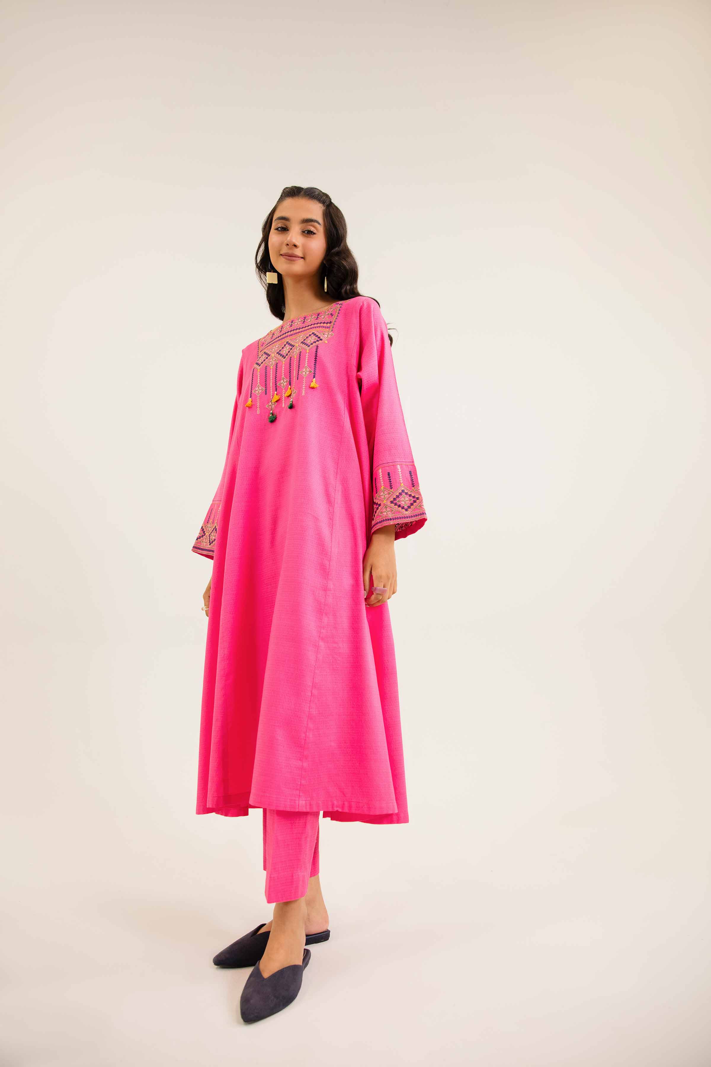 2 Piece - Embroidered Suit - PW24-264 - Image 2