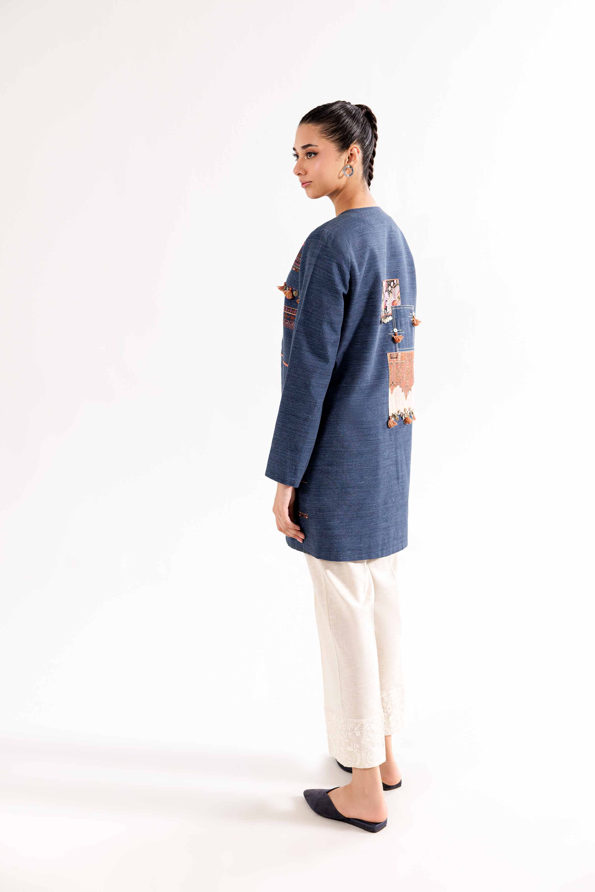 Printed Embroidered Jacket - PW24-266 - Image 3
