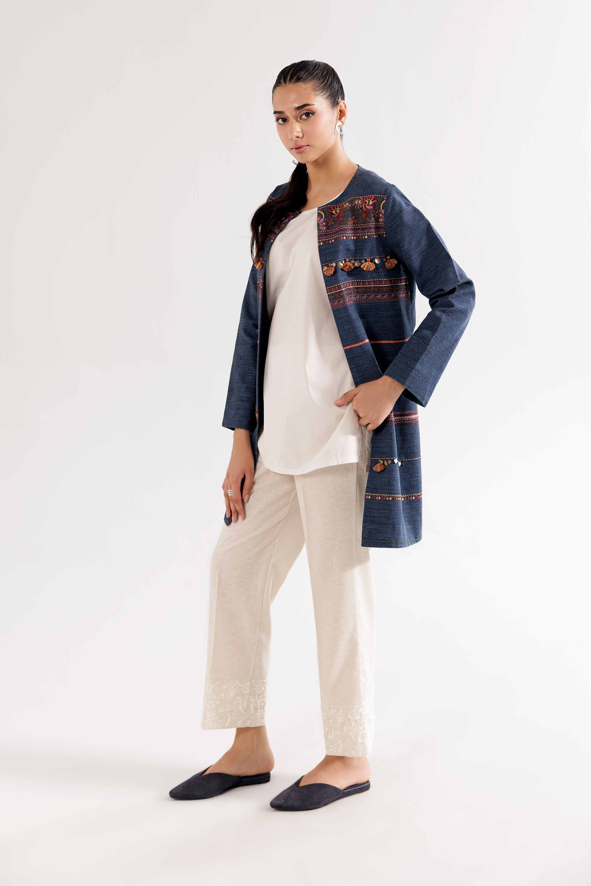 Printed Embroidered Jacket - PW24-266 - Image 4