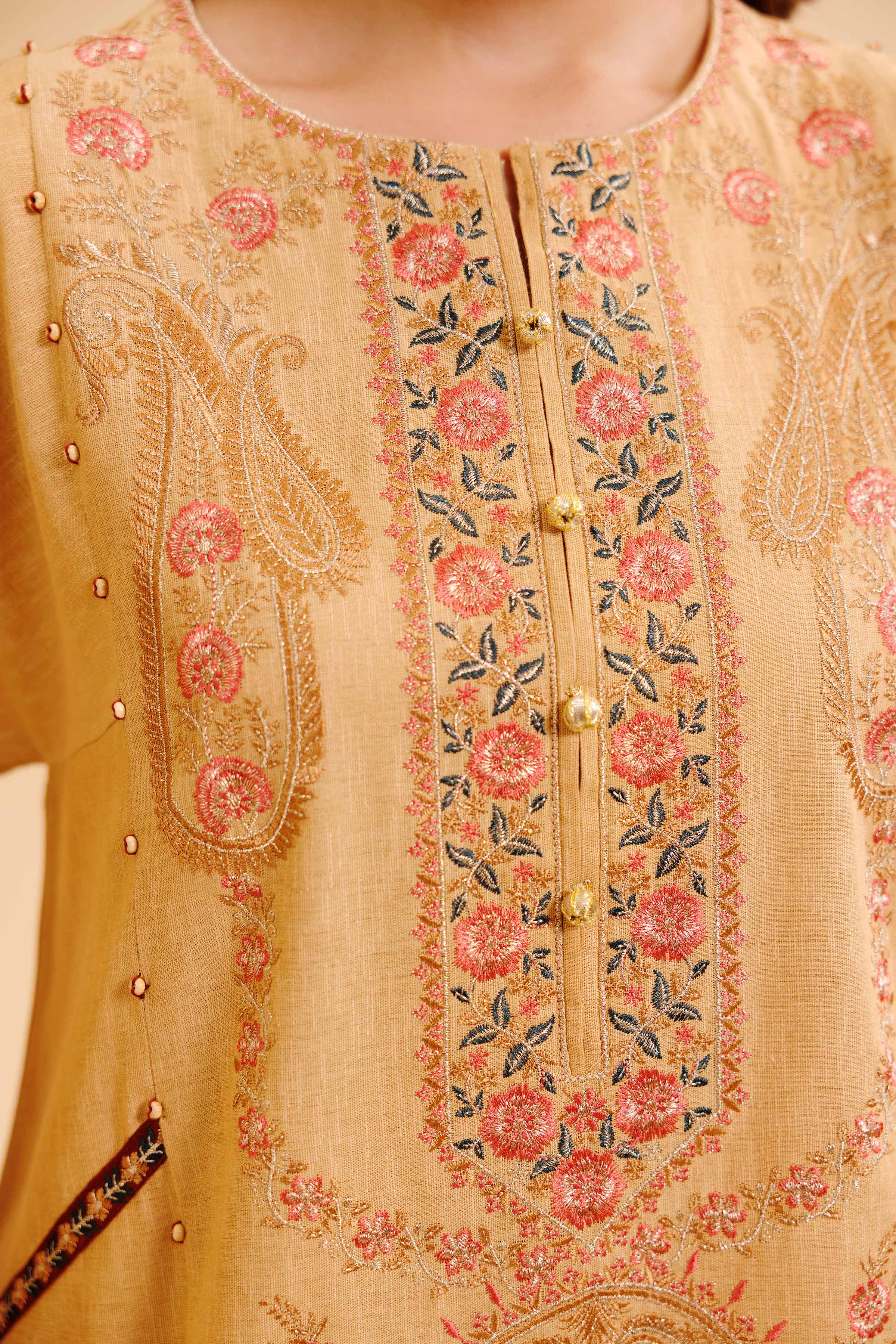 2 Piece - Embroidered Suit - PW24-283 - Image 5