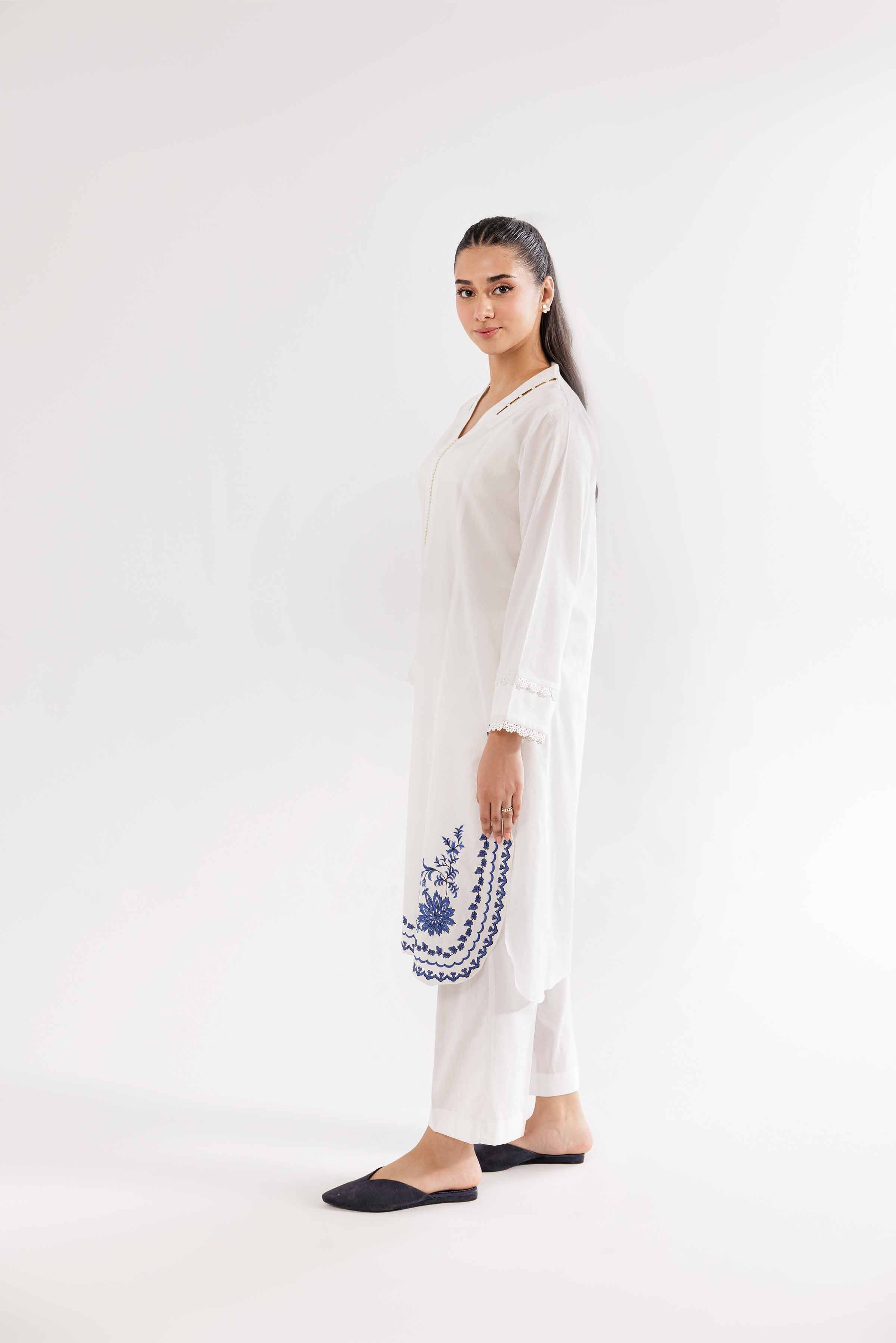 2 Piece - Embroidered Suit - PW24-288 - Image 4