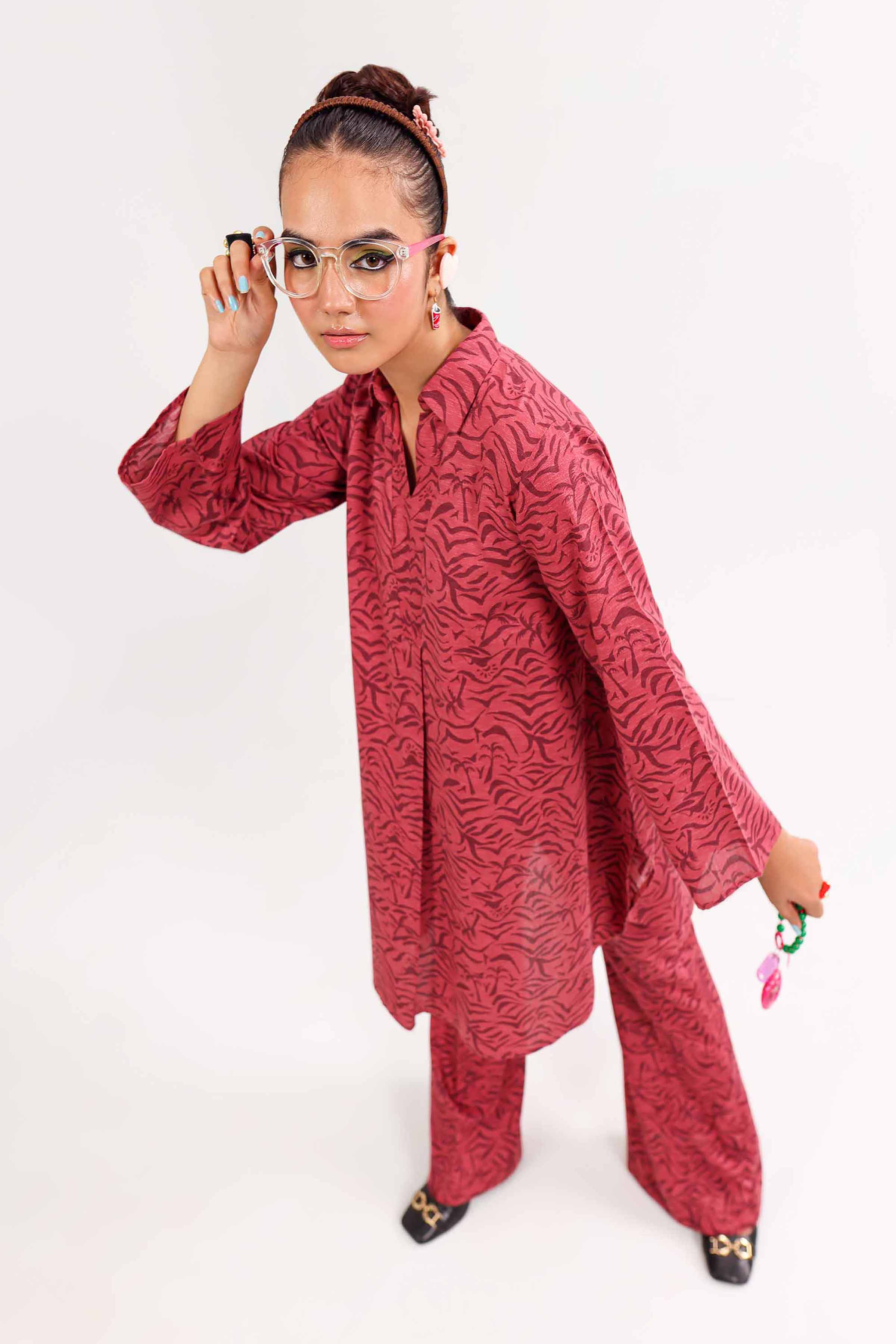 2 Piece - Printed Suit - PW24-291 - Image 2