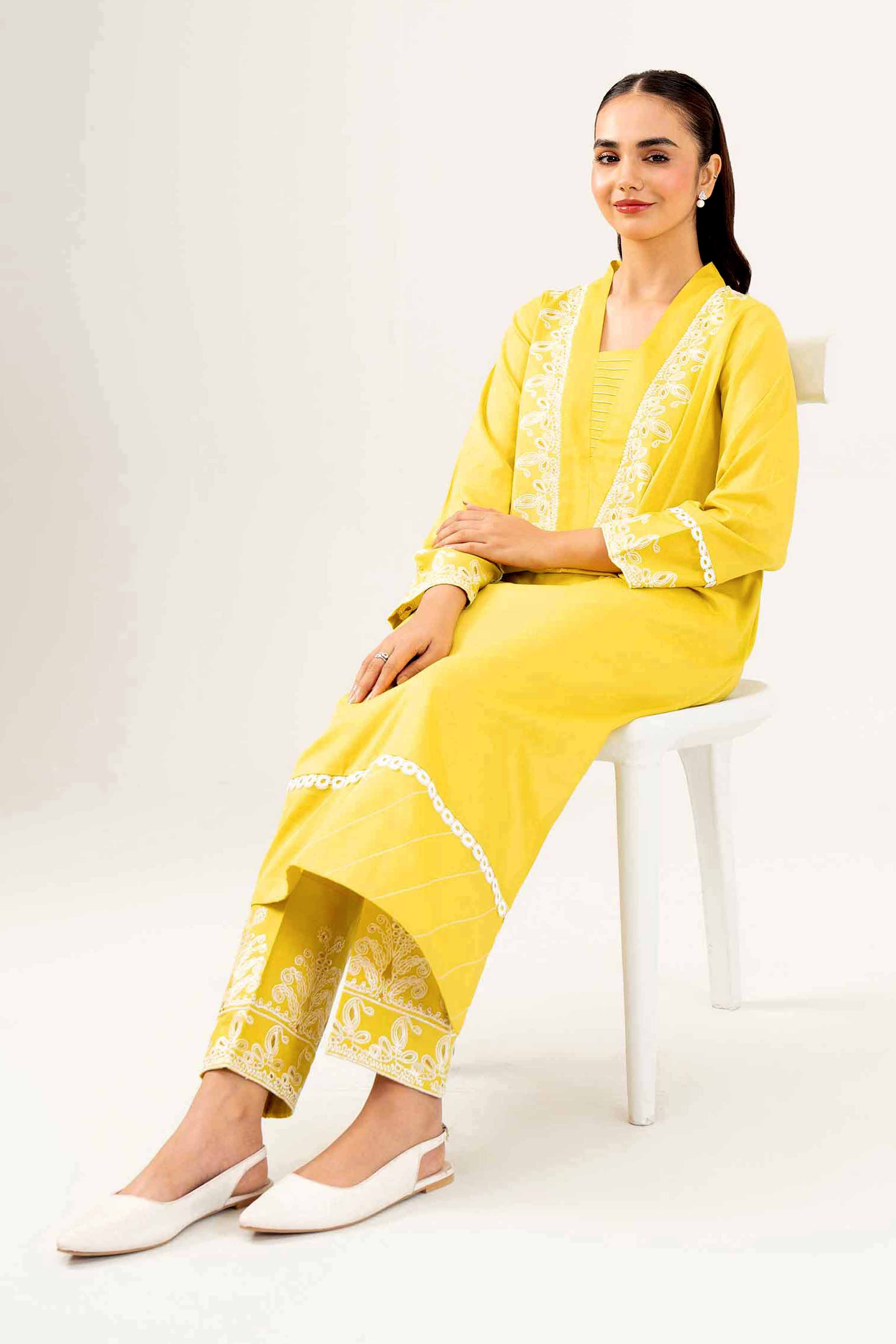 2 Piece - Embroidered Suit - PW24-292 - Image 2
