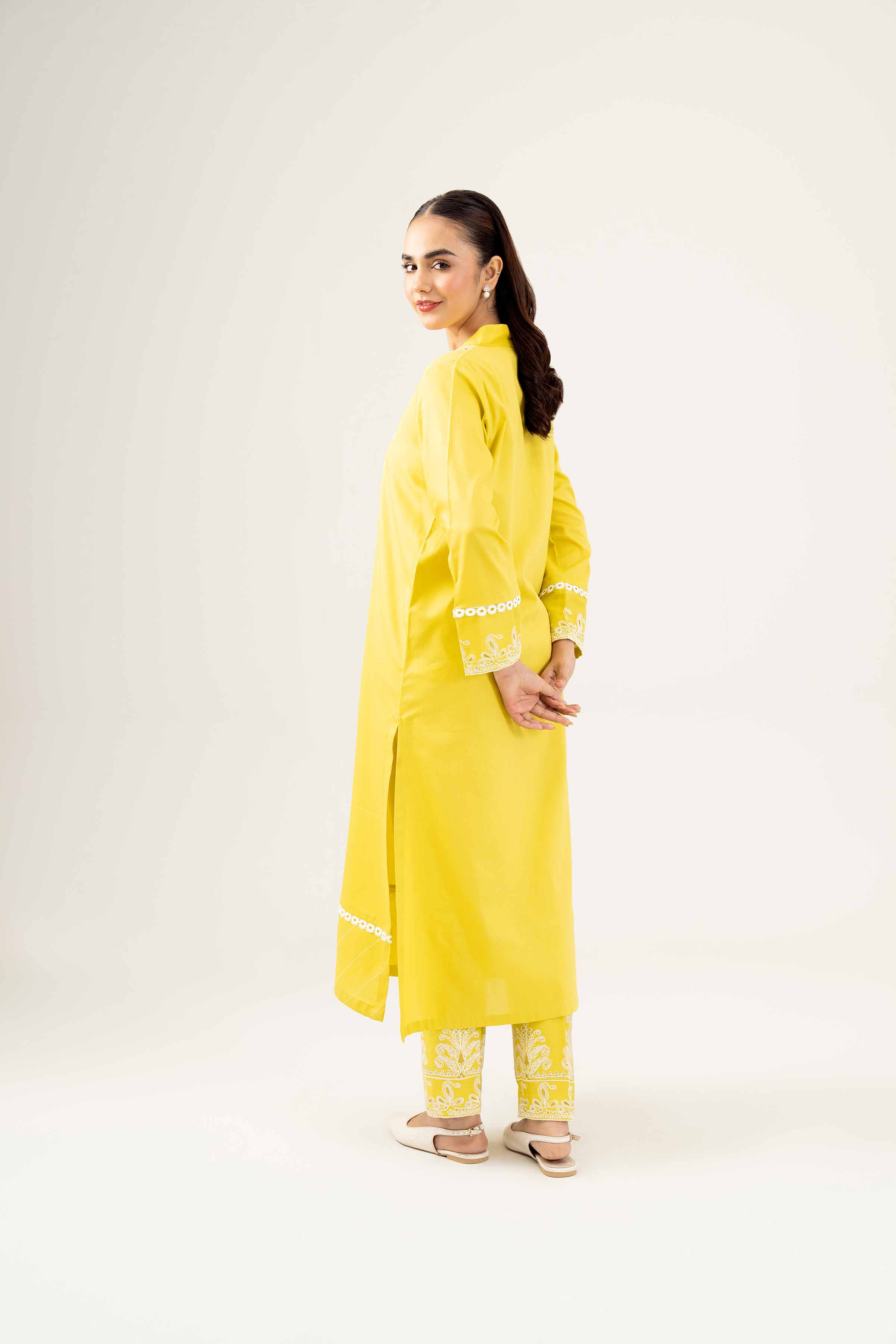 2 Piece - Embroidered Suit - PW24-292 - Image 3