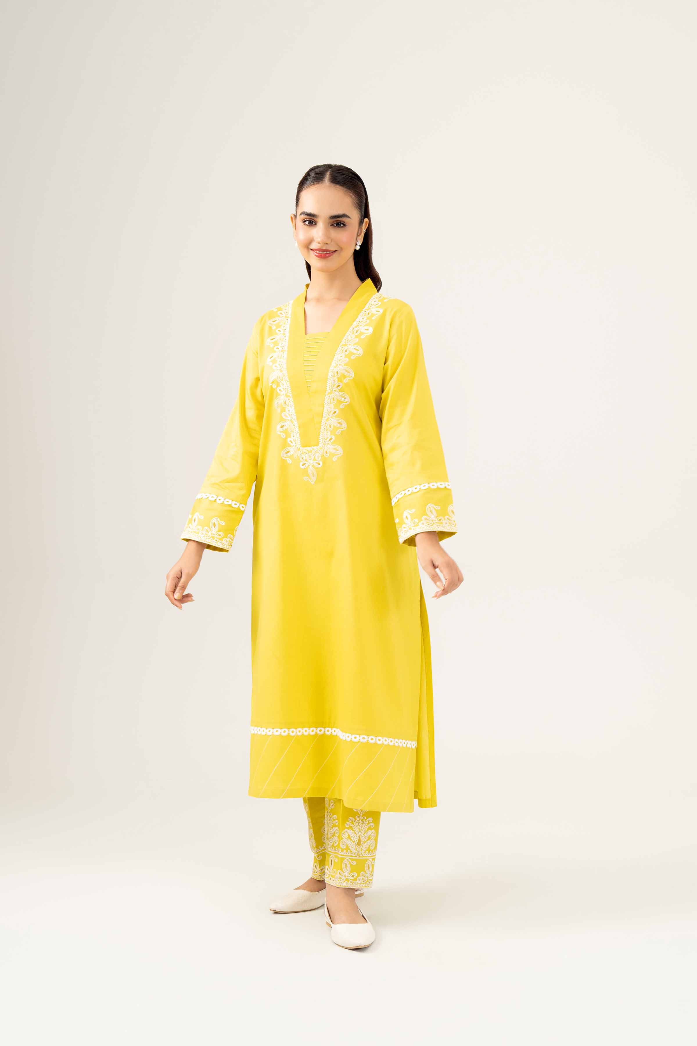 2 Piece - Embroidered Suit - PW24-292 - Image 4
