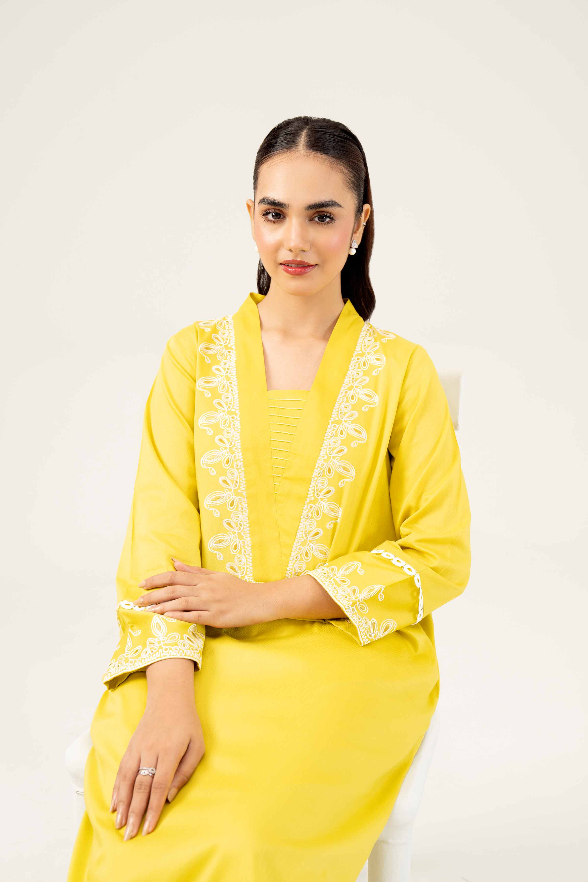 2 Piece - Embroidered Suit - PW24-292 - Image 9